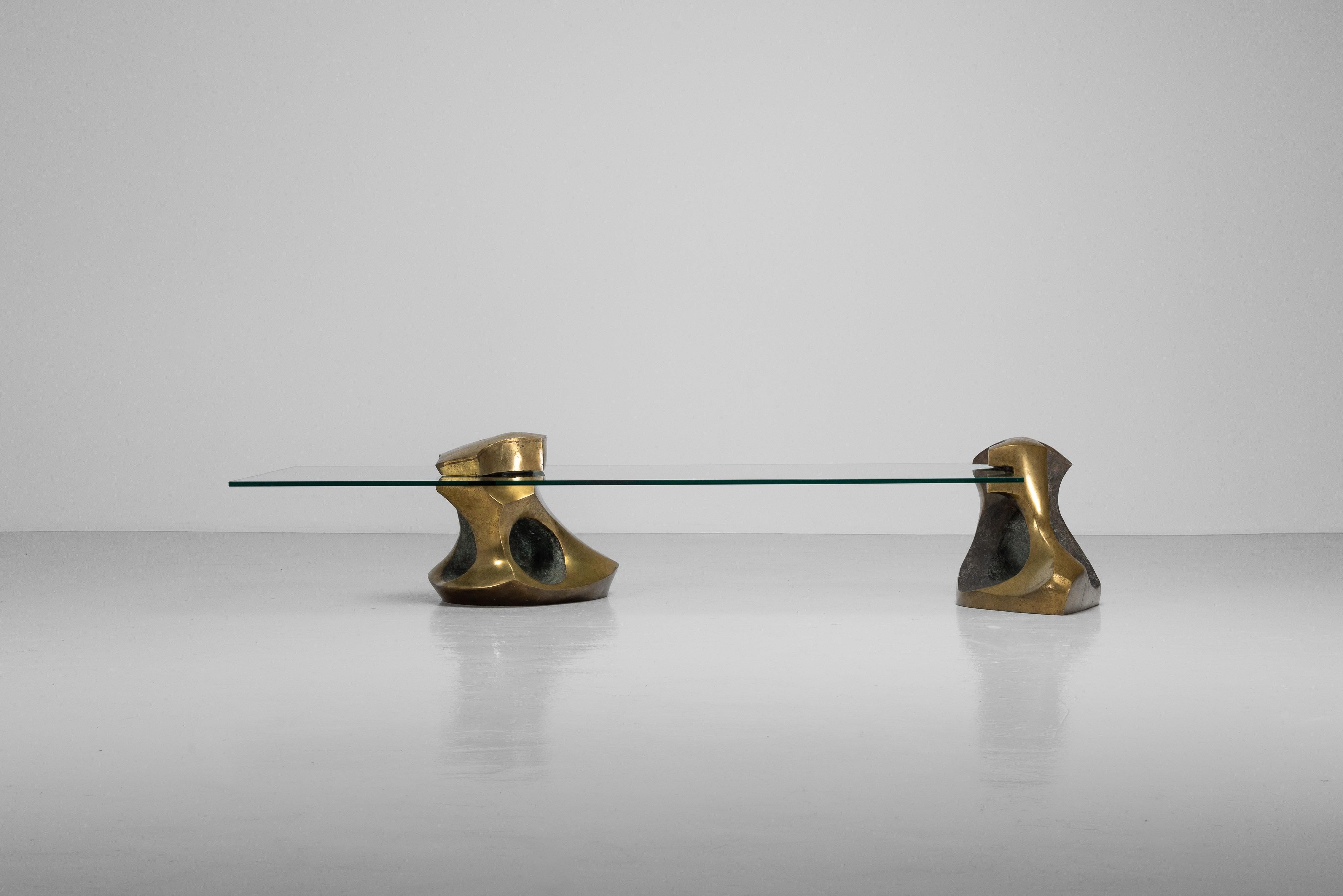 Mid-Century moderno Tavolino scultoreo Ricardo Videla Argentina anni '70 in vendita