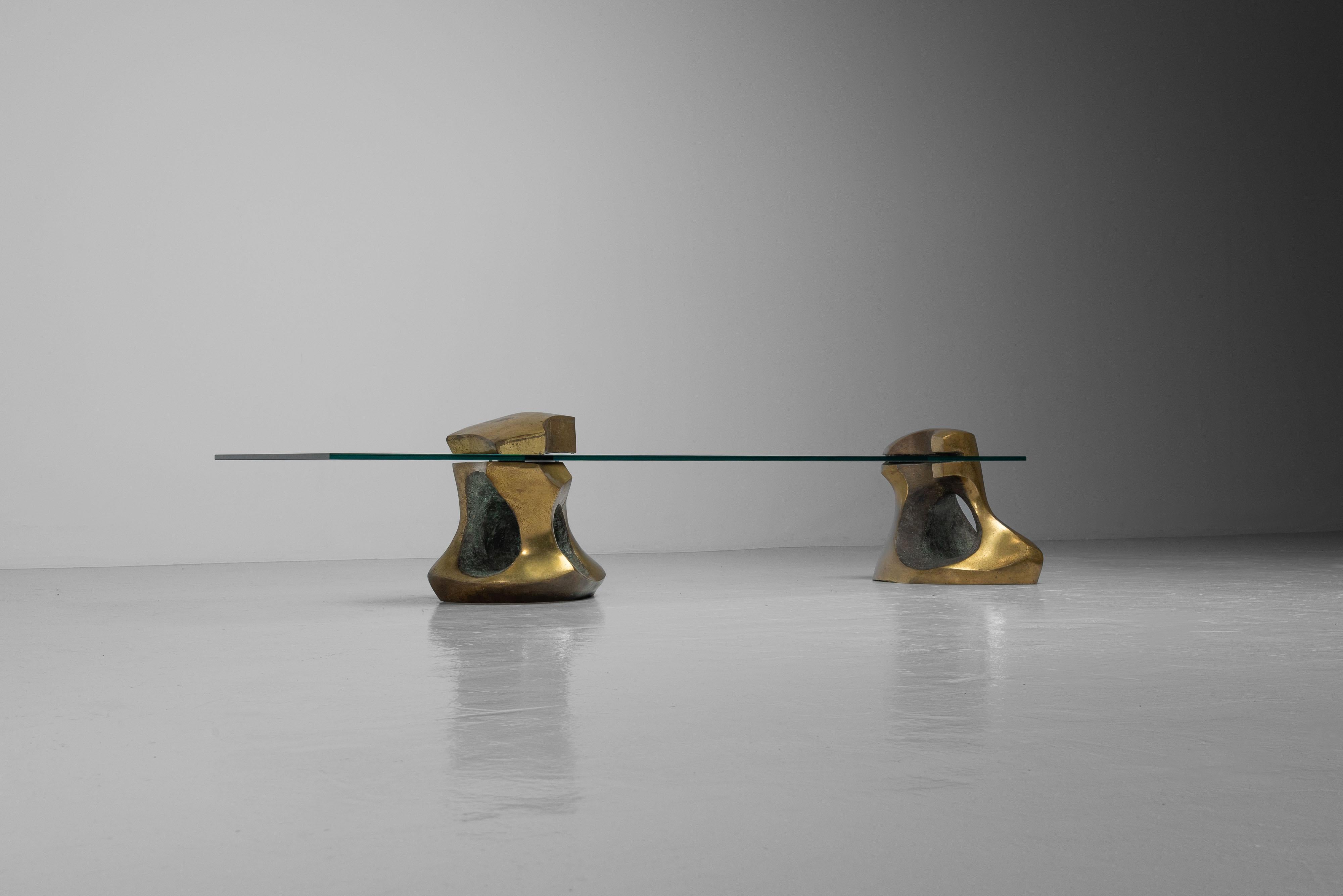 Fine XX secolo Tavolino scultoreo Ricardo Videla Argentina anni '70 in vendita