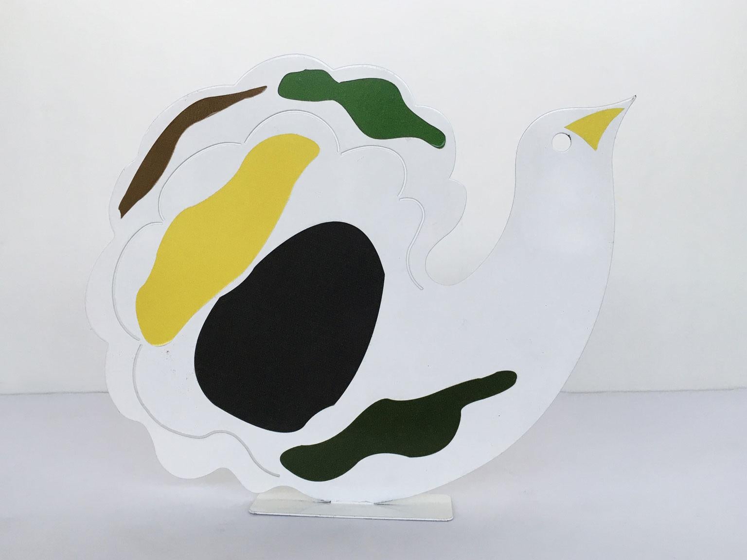 Riccardo Dalisi, weiße Metallskulptur Nuvolella, Italien, 1980 im Angebot 1