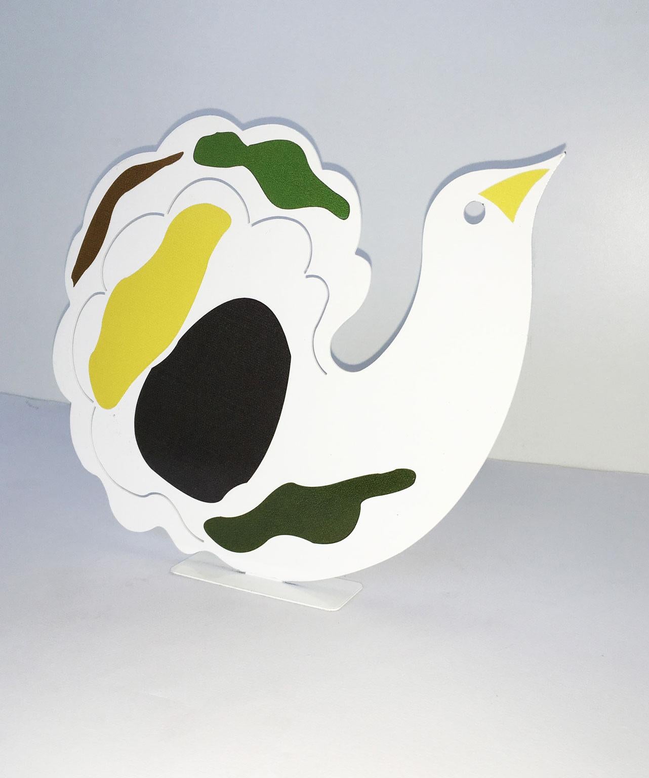 Riccardo Dalisi, weiße Metallskulptur Nuvolella, Italien, 1980 im Angebot 6