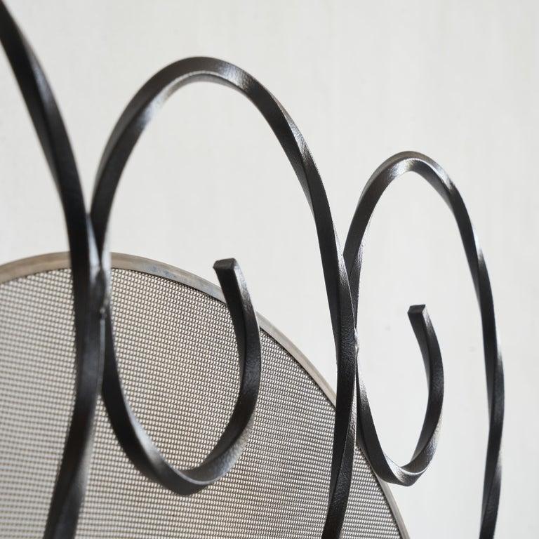 Italian Riccardo Dalisi Fire Screen for Dimensione Fuoco 1984 For Sale