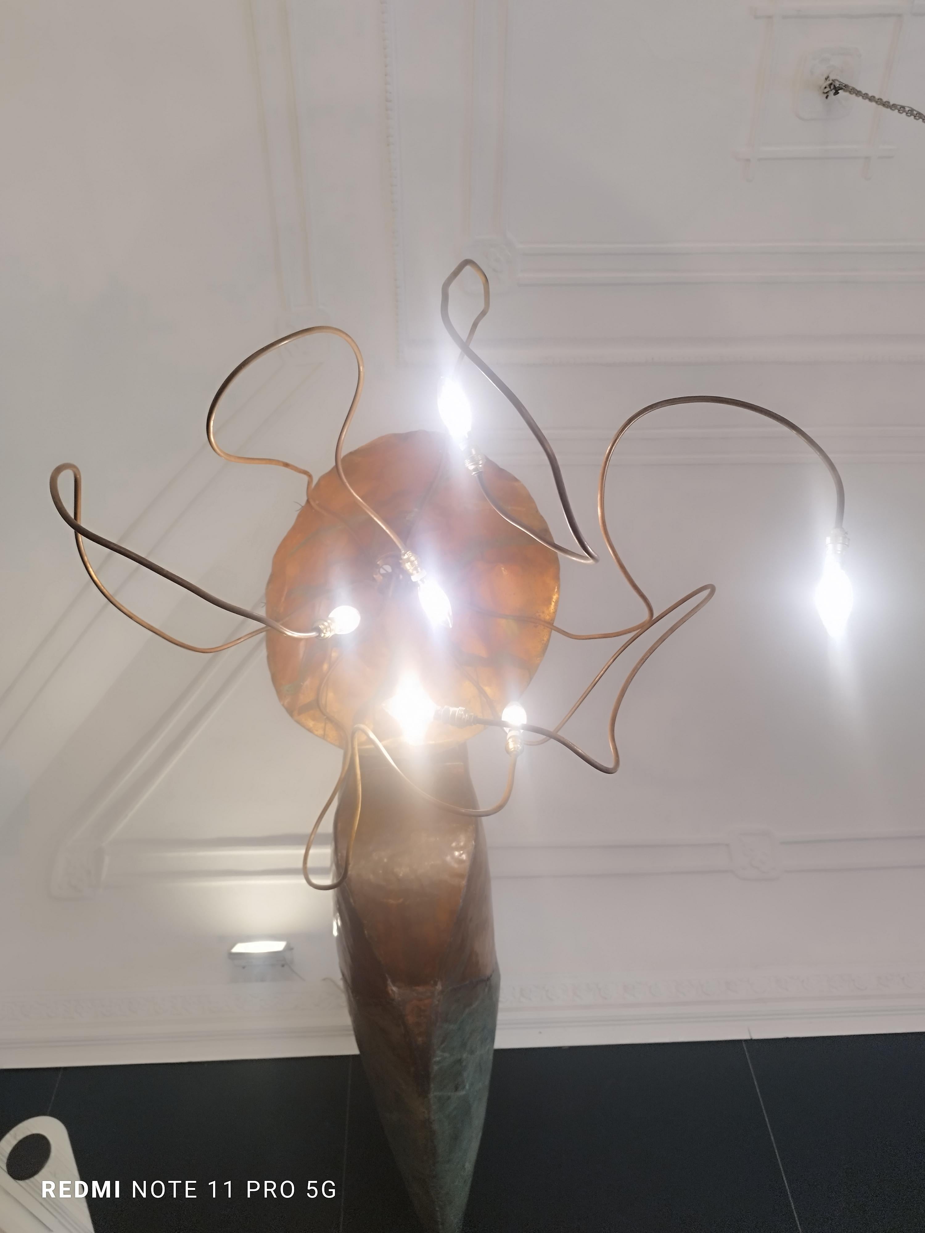 Riccardo Dalisi Lámpara de pared escultórica 'Parthenope', Italia 1995 Moderno de mediados de siglo en venta