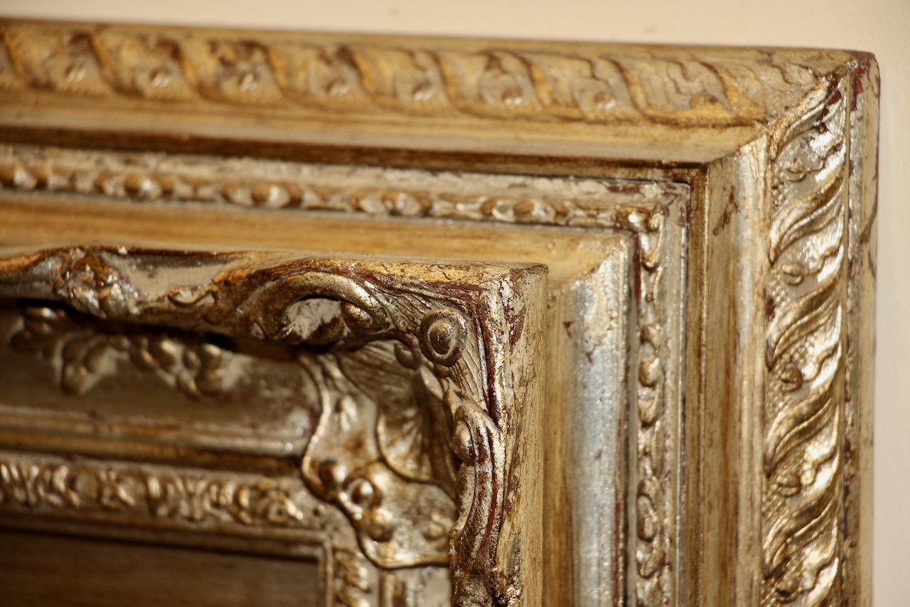 Figure presso un ruscello di Riccardo Damiani, Italia - Olio su tela in vendita 6