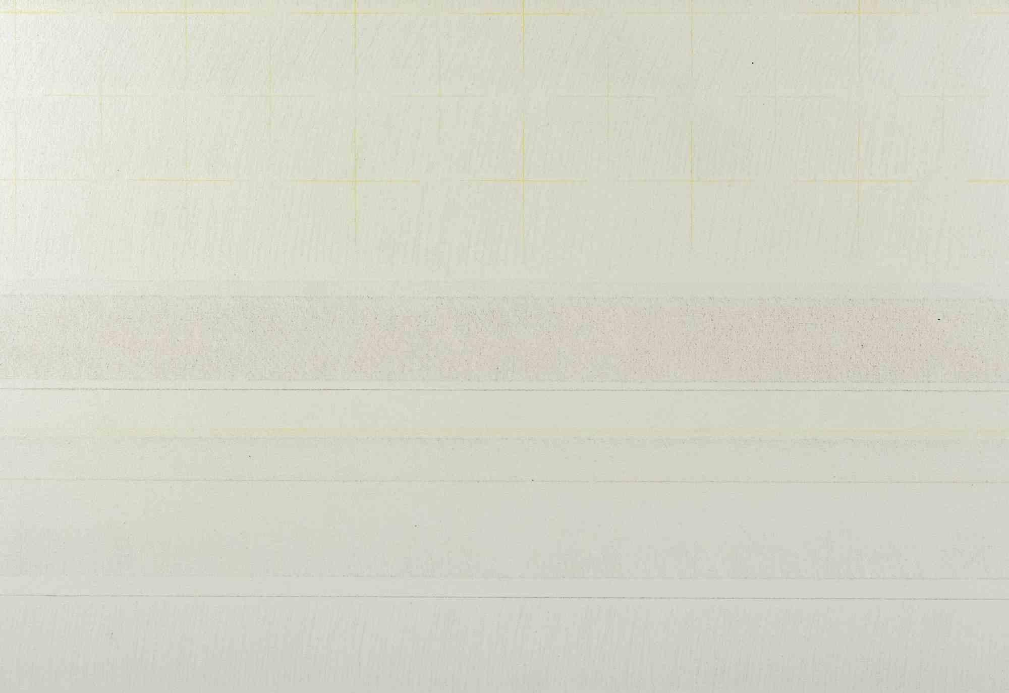 Zwei gestreifte Daunen - Acryl auf Leinwand von Riccardo Guarnieri- 1974 im Angebot 4
