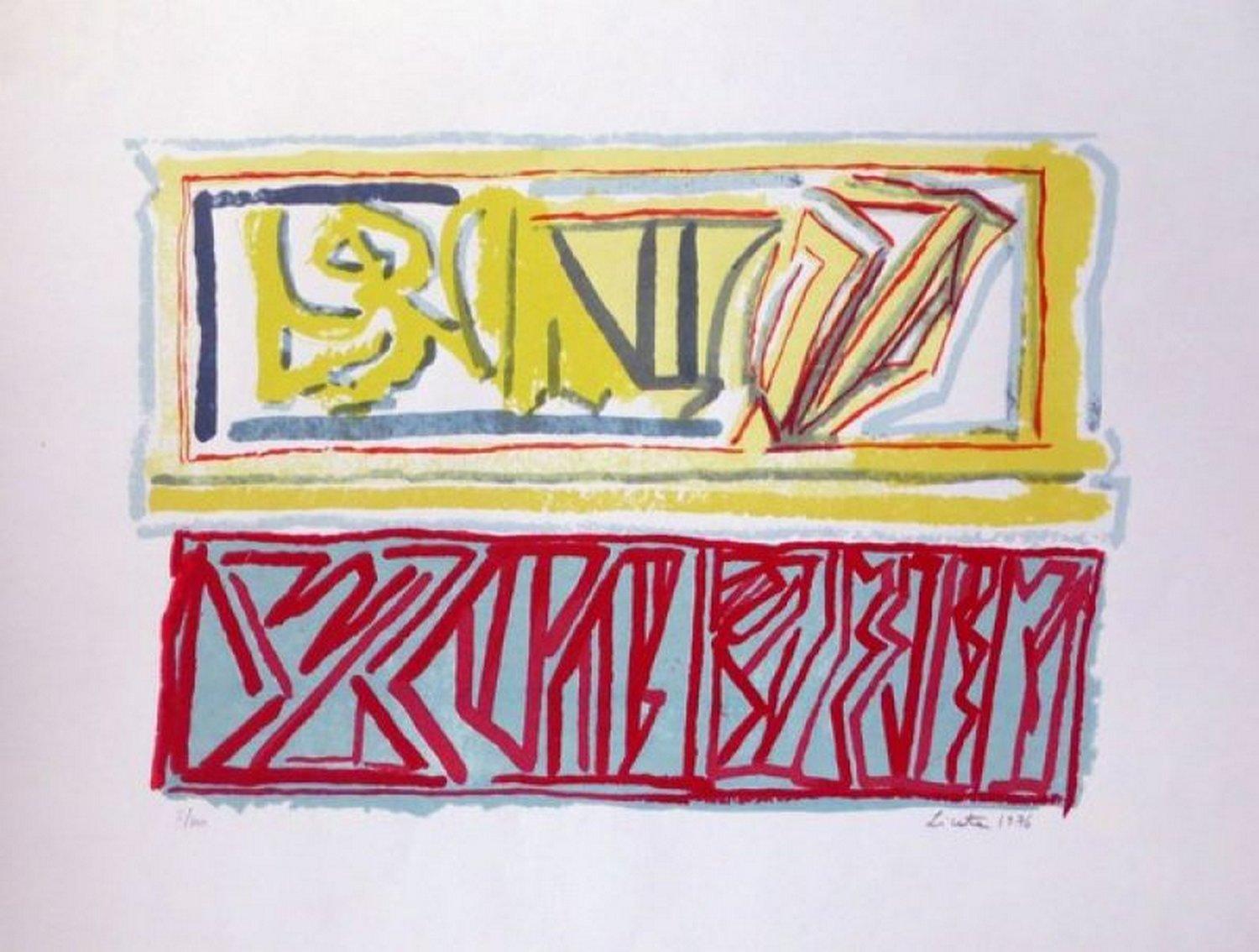 Riccardo Licata Abstract Print – Zusammensetzung