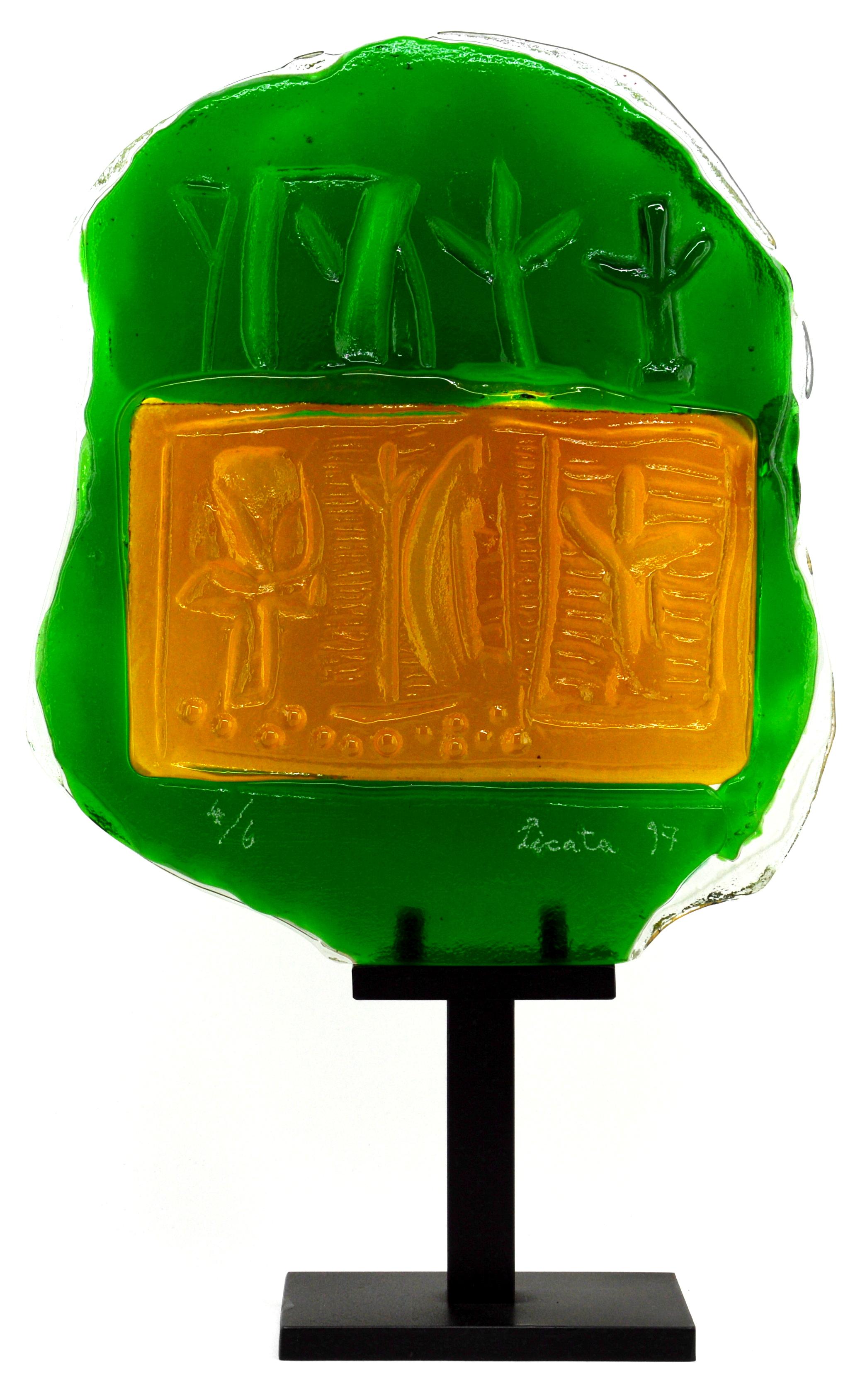 Kunstglas-Skulptur aus Kunstglas von Riccardo Licata, 4/6, 1997 im Angebot 1