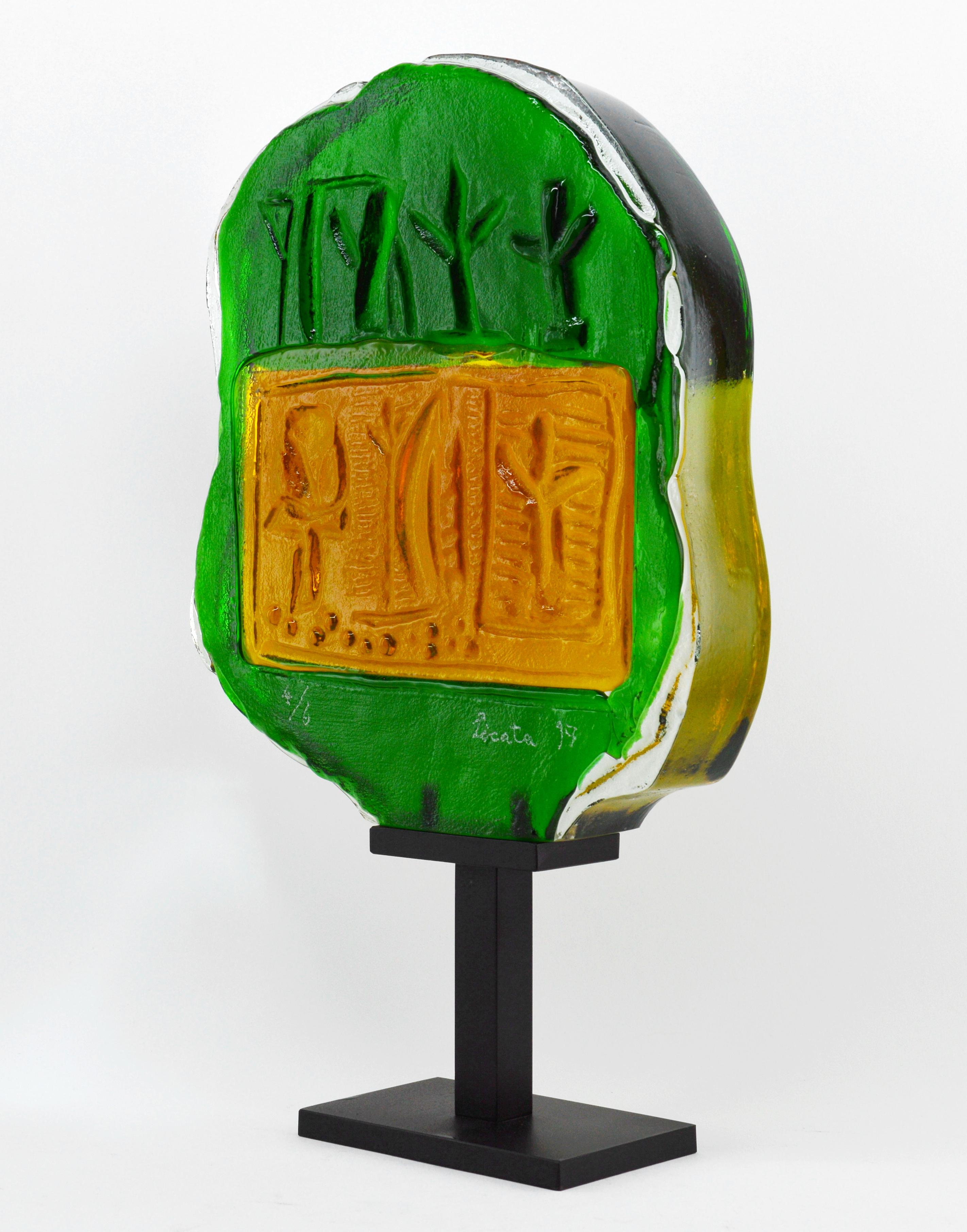 Kunstglas-Skulptur aus Kunstglas von Riccardo Licata, 4/6, 1997 im Angebot 2