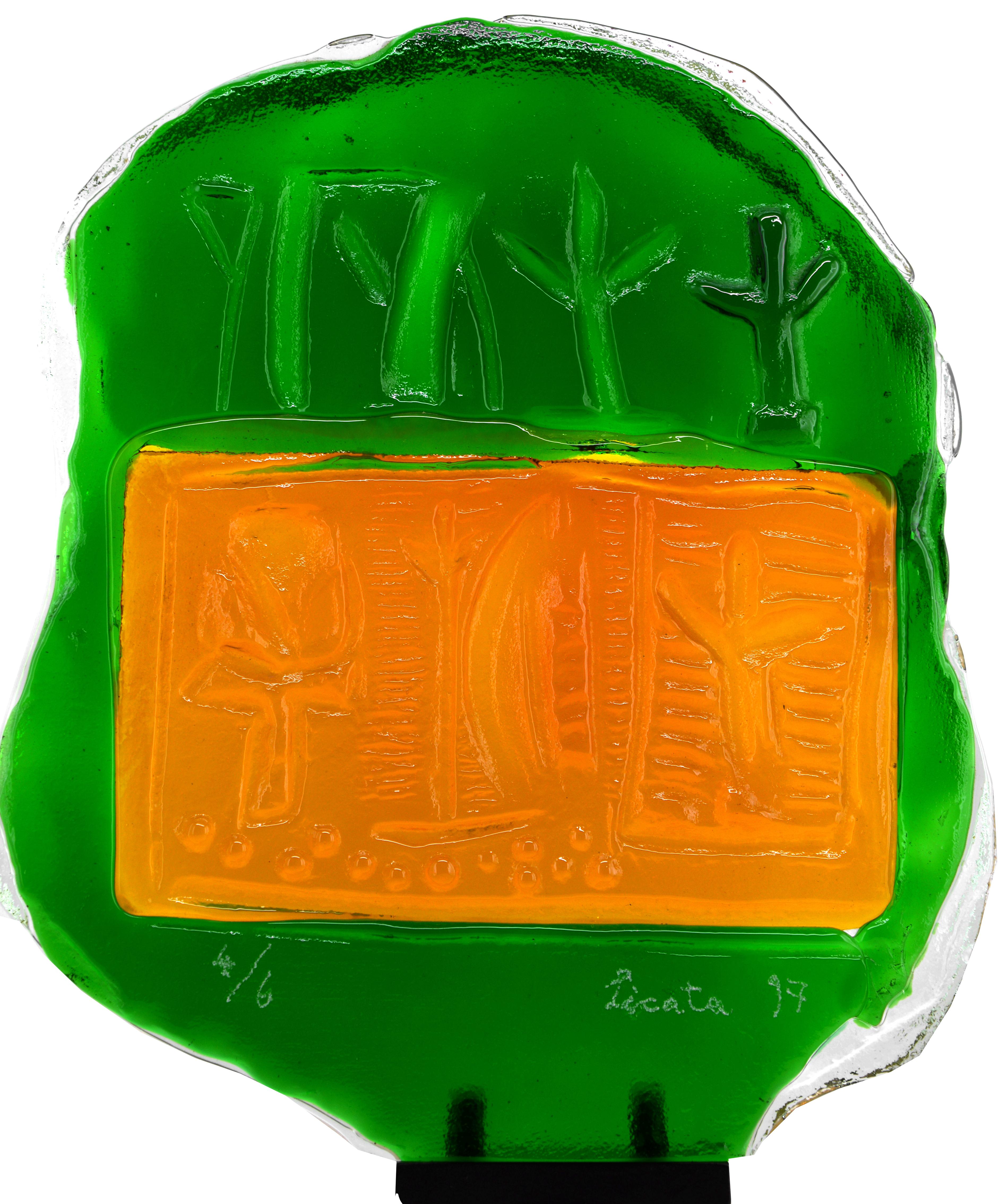 Kunstglas-Skulptur aus Kunstglas von Riccardo Licata, 4/6, 1997 im Angebot 3