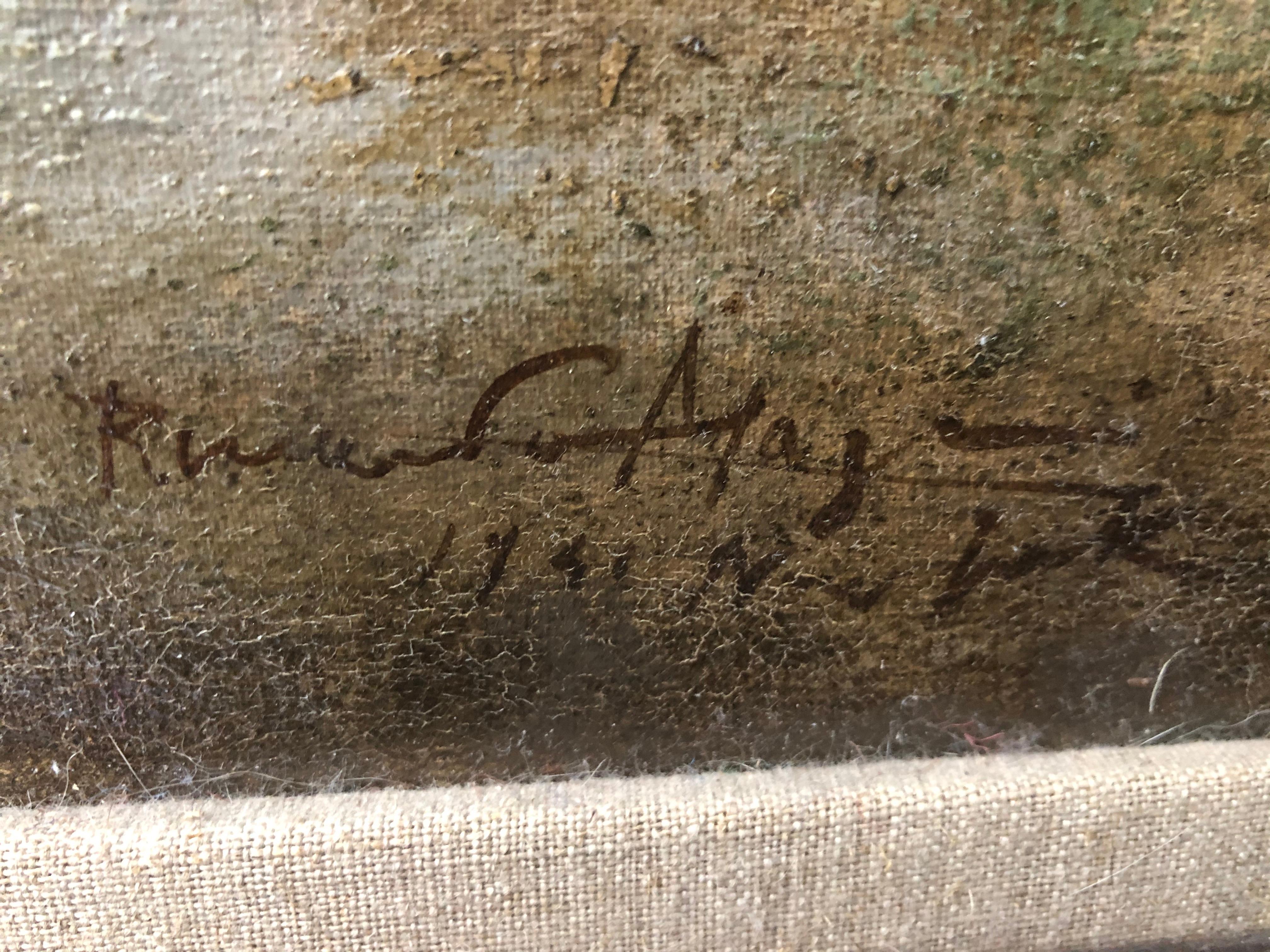 Central Park Bethesda-Terrasse und -Brunnen – Painting von Riccardo Magni