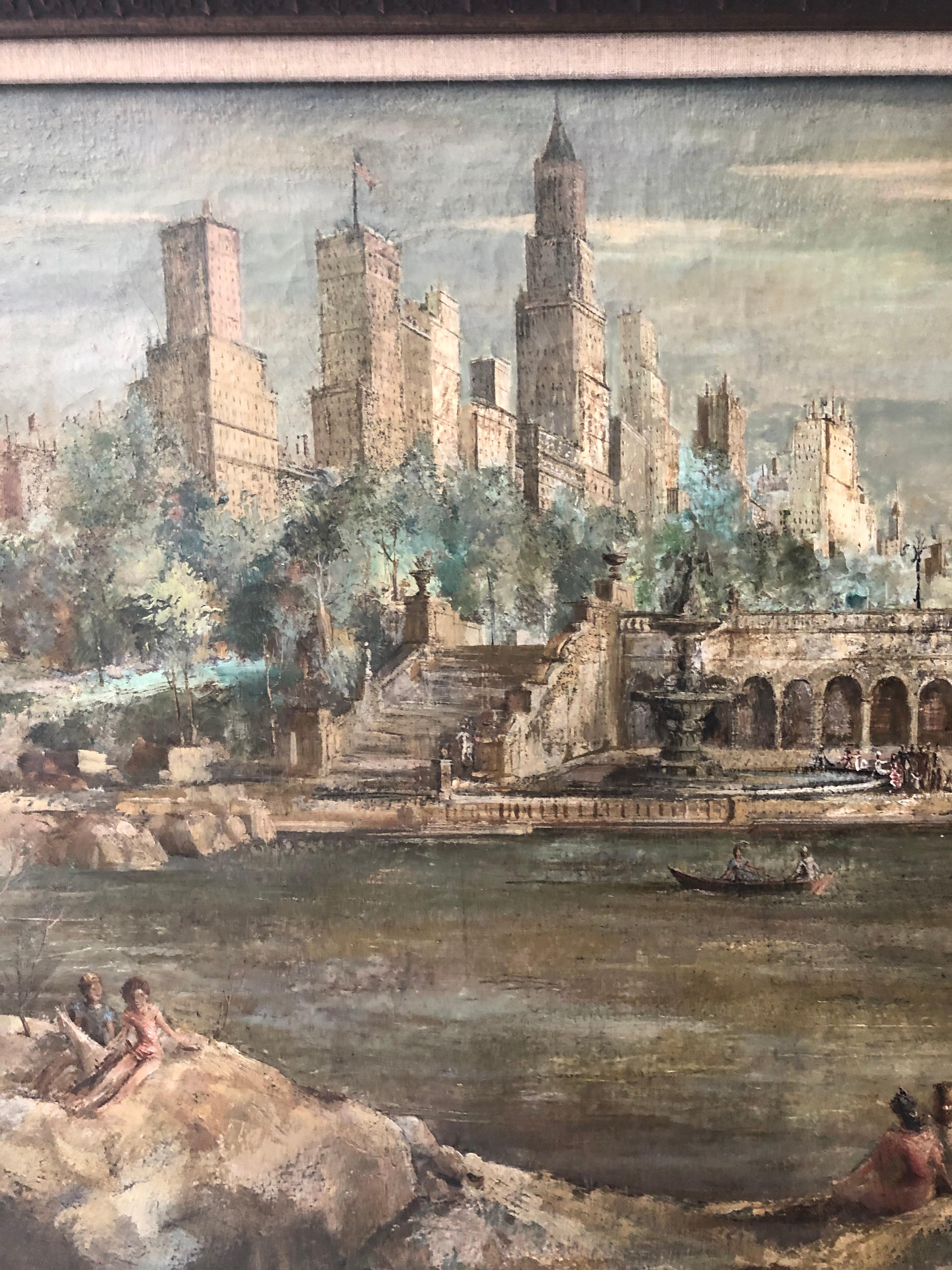 Central Park Bethesda-Terrasse und -Brunnen im Angebot 1