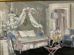 Peinture à la gouache signée Riccardo Magni