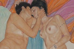 Riccardo Mannelli  "Hasta Manana 9" Mixed Media on 100% Paper Painting