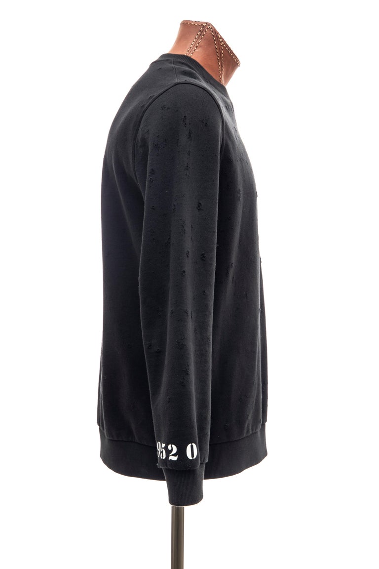 Riccardo Tisci for Givenchy Black Men's Distressed Riccardo Tisci for Givenchy Black Men's Distressed