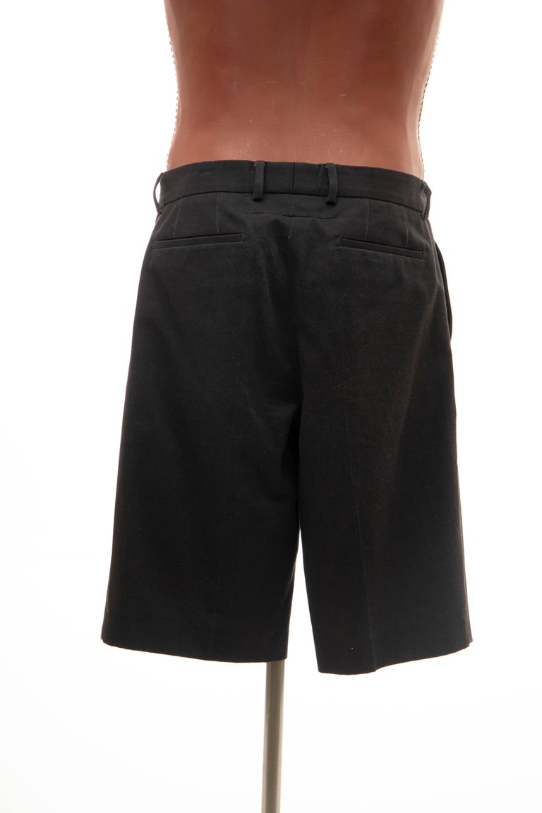 Riccardo Tisci for Givenchy Black Men's Printed Cotton Shorts, Spring ...