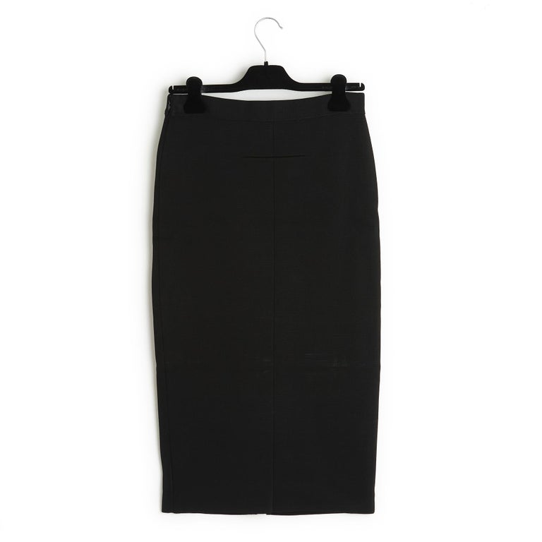 Riccardo Tisci Givenchy Black Knit perfect skirt FR36 For Sale at