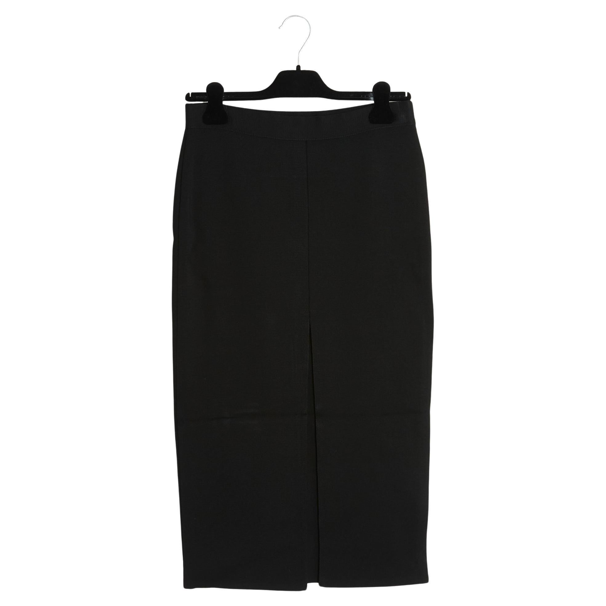 Riccardo Tisci Givenchy Black Knit perfect skirt FR36 For Sale