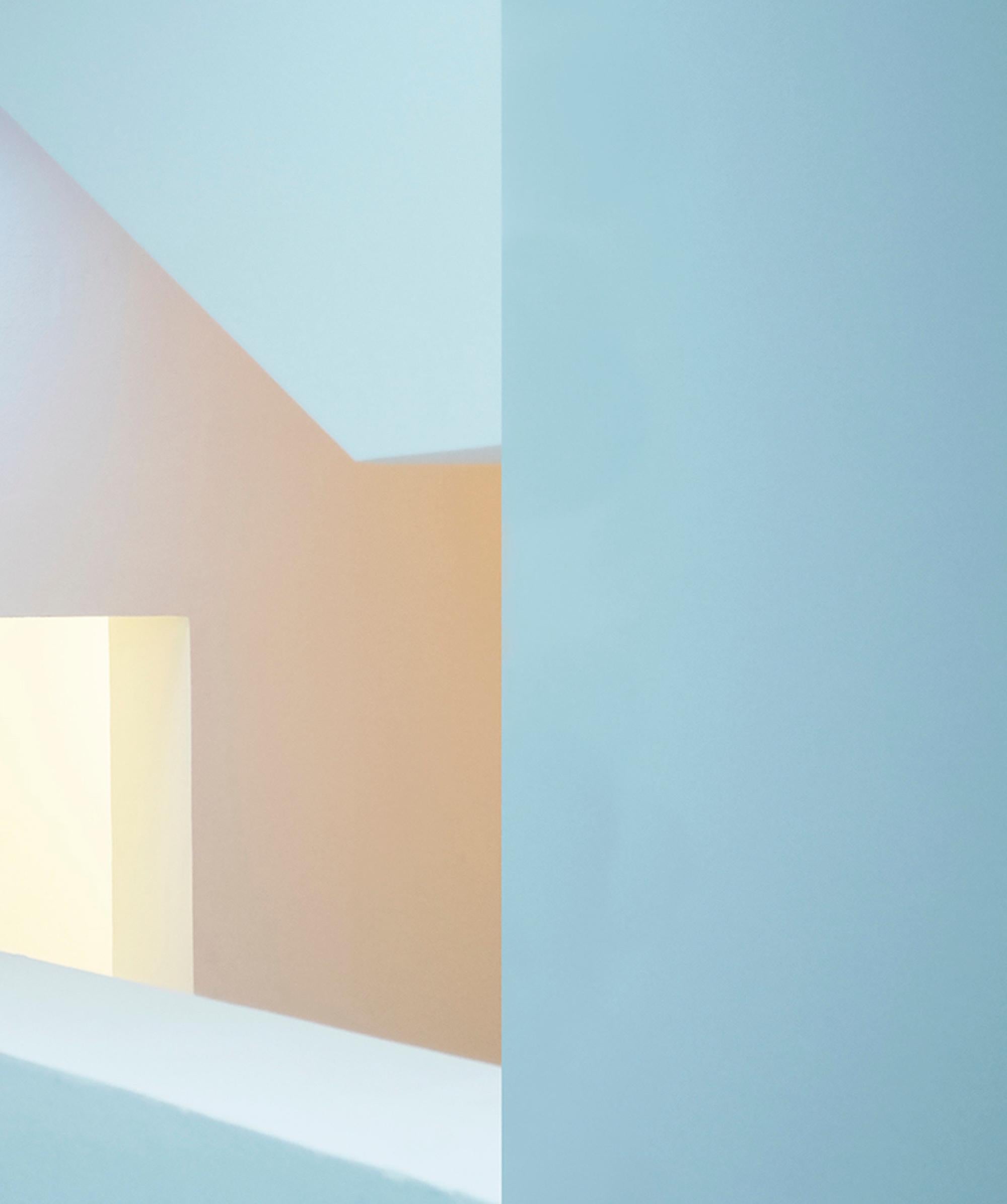 GL 07-23 de Riccardo Varini - fotografía geométrica abstracta, colores pastel en venta 4