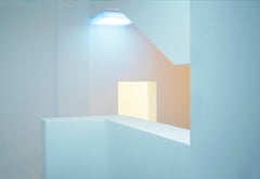 Riccardo Varini GL 07-23 von Riccardo Varini – abstrakte geometrische Fotografie, Pastellfarben
