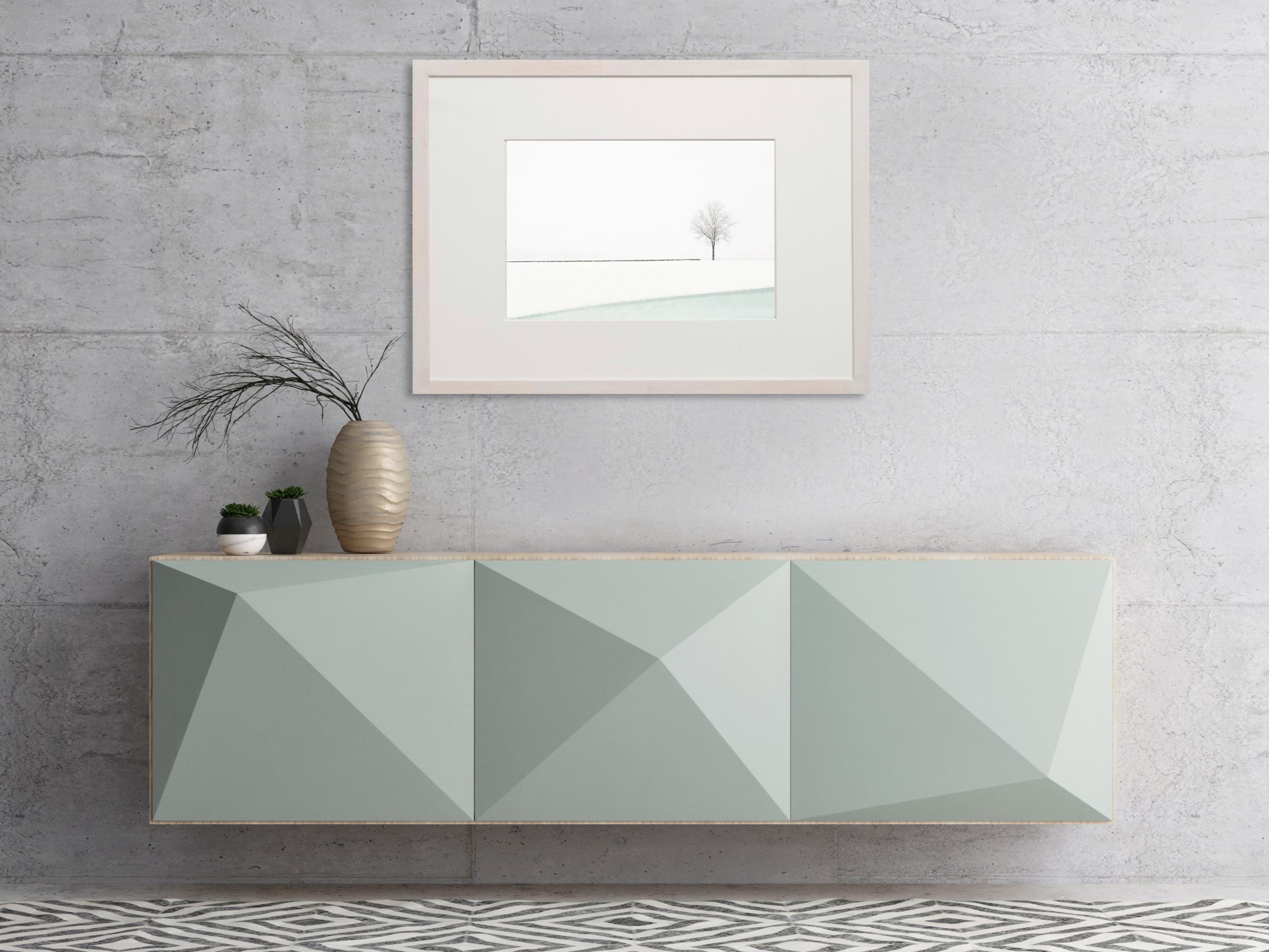 S 02-22 von Riccardo Varini – Landschaftsfotografie, Winter, Schnee, Weiß, Italien im Angebot 2