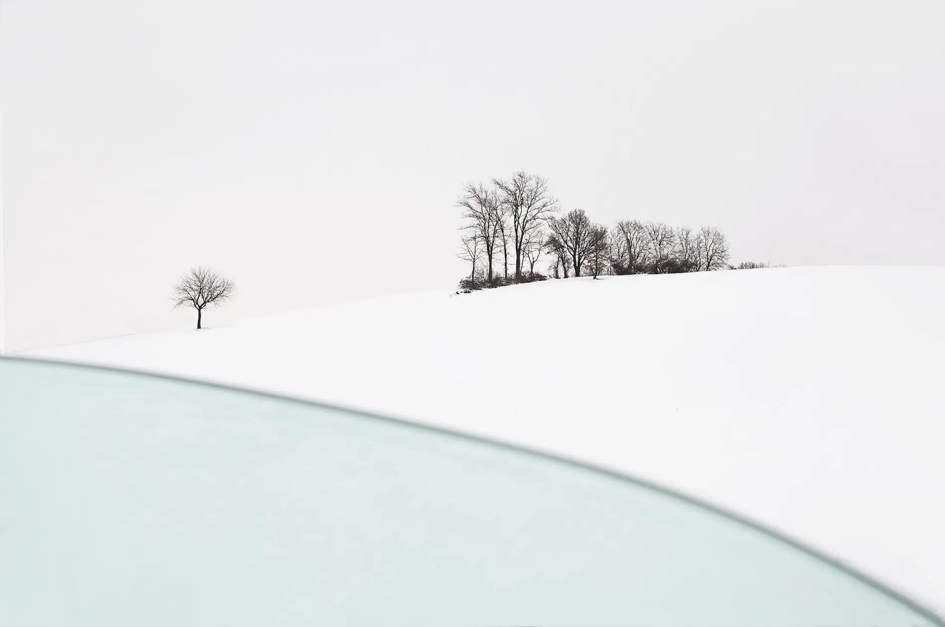 Riccardo Varini: VI 01-22, Landschaftsfotografie, Winter, Schnee, Bäume, Italien