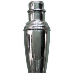 Ricci & Co. 20th Century Italian Art Deco Silver Cocktail Shaker, 1930s