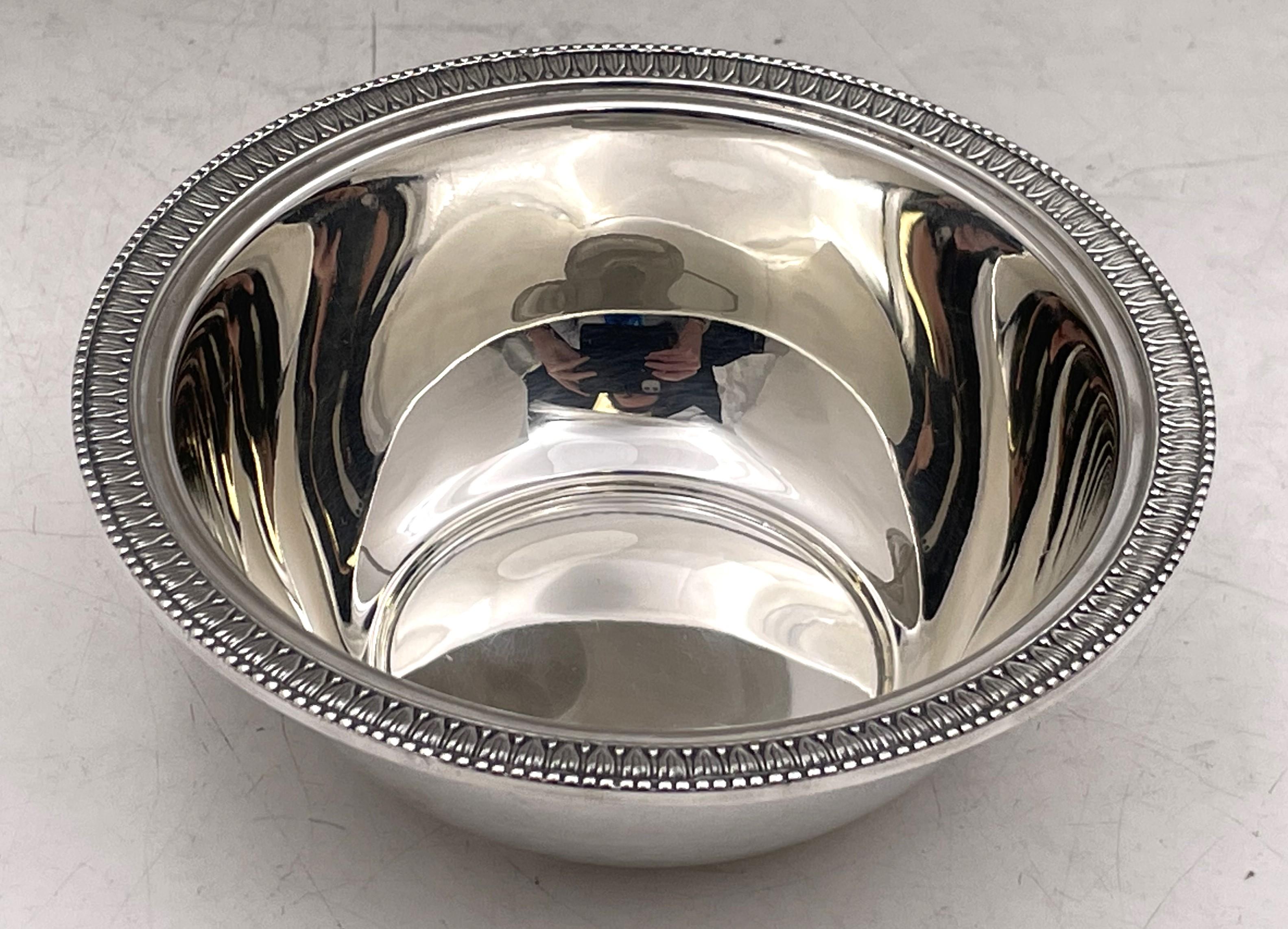 Ricci Italian Silver Set of 24 Dessert Compote Bowls & Underplates For Sale 3
