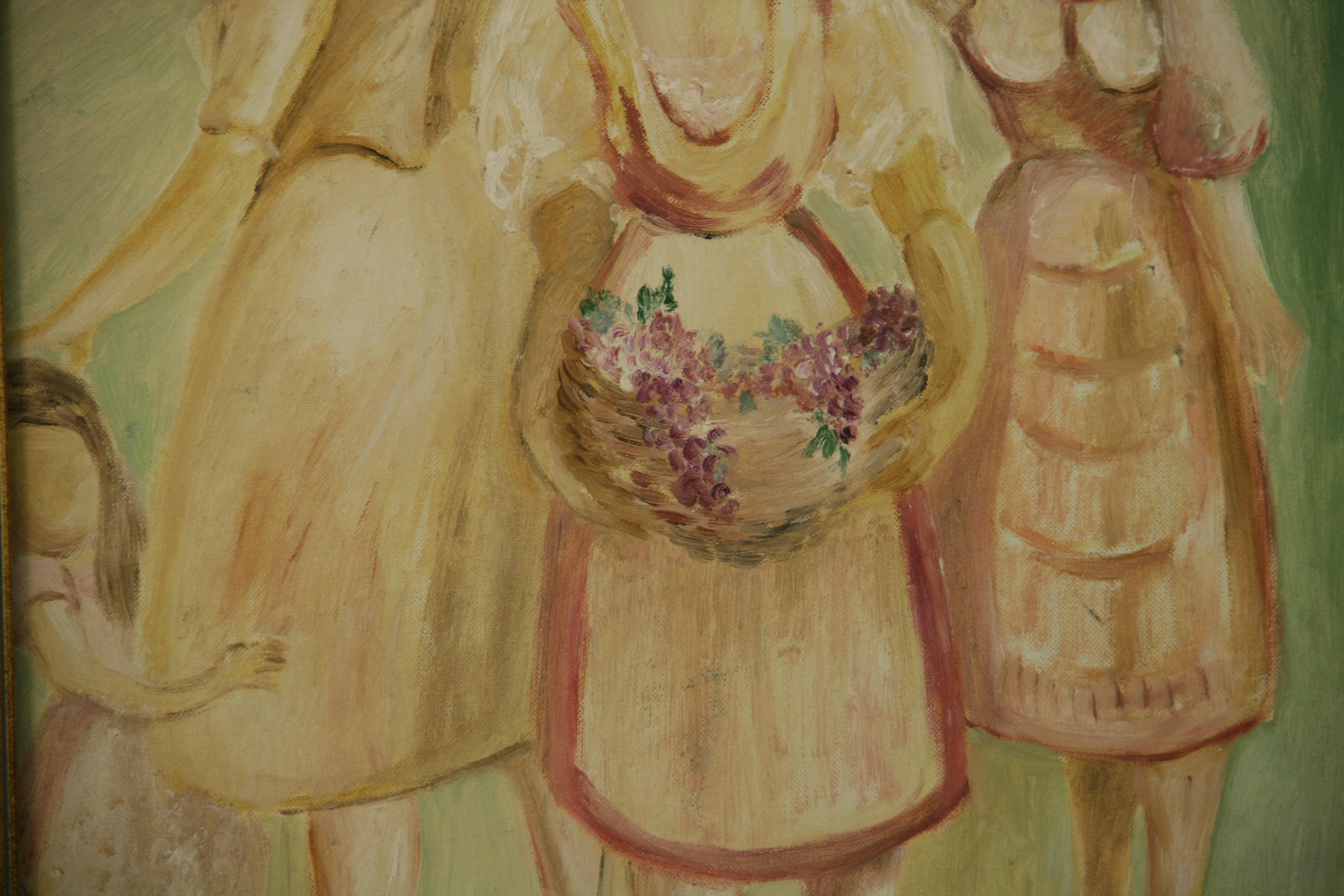Vintage French  Impressionist  