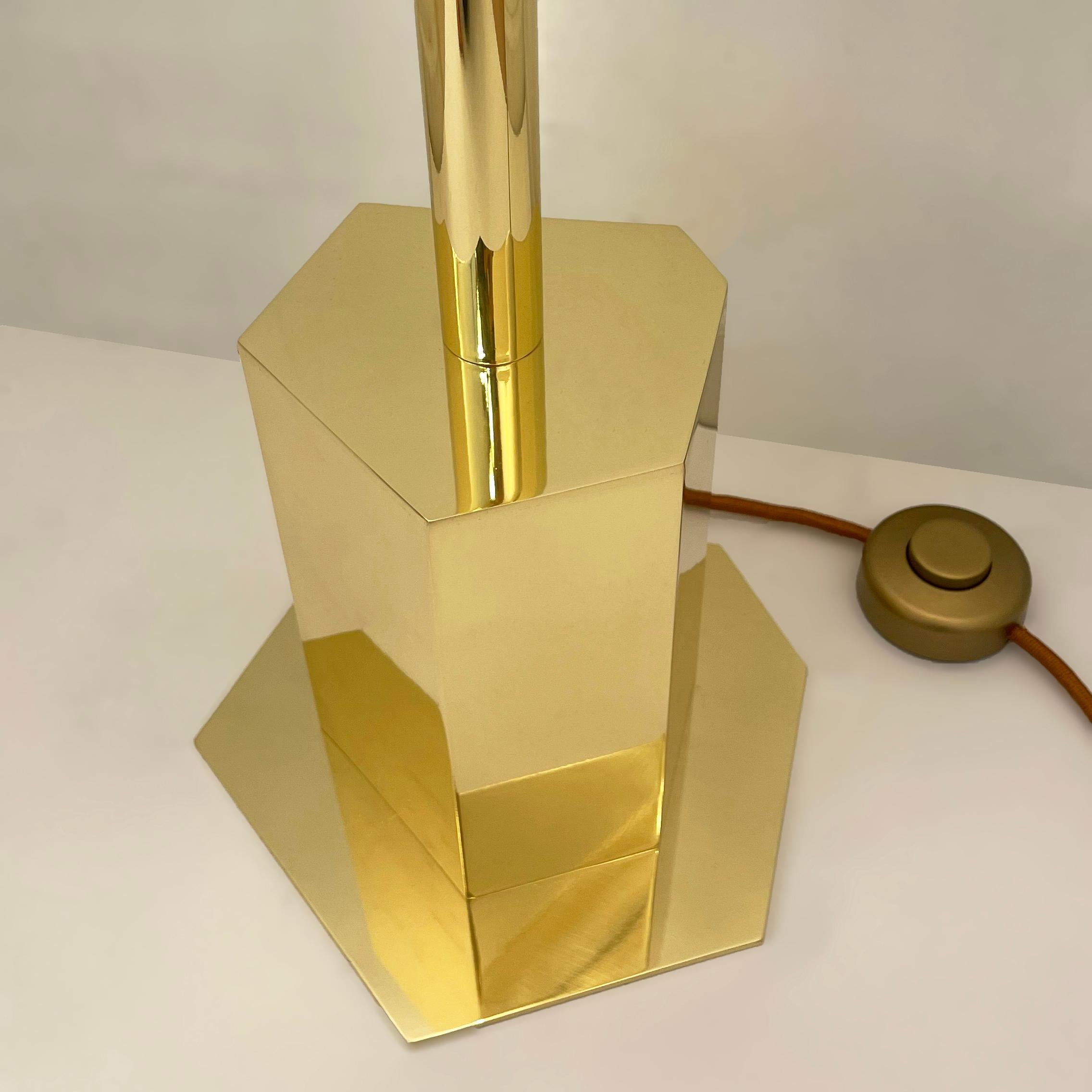 Brass Riccio Floor Lamp by form A