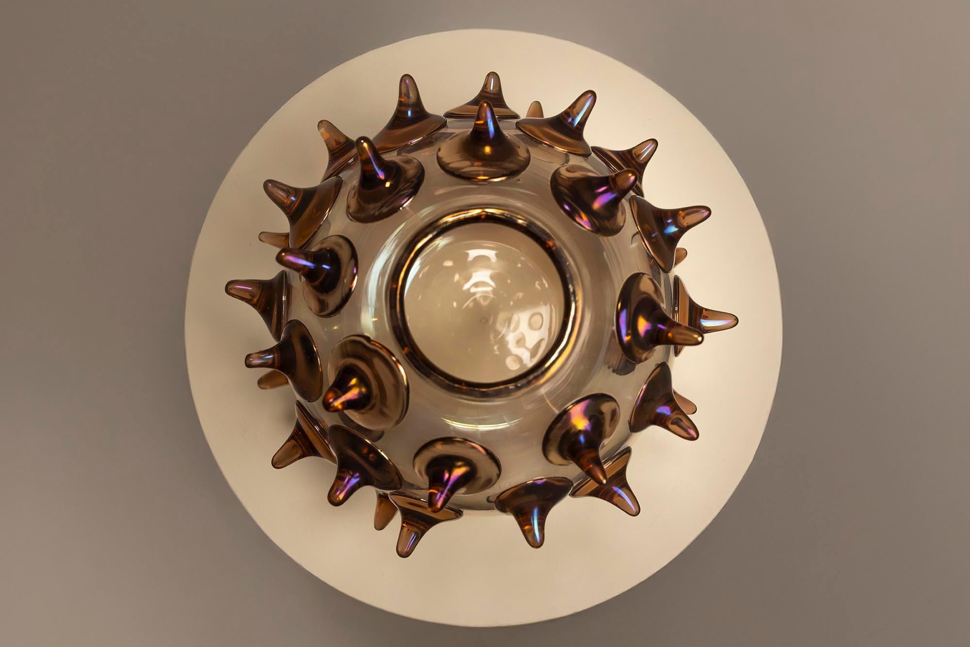 XXIe siècle et contemporain Vase Riccio de Gae Aulenti pour Venini, Italie 2003 en vente