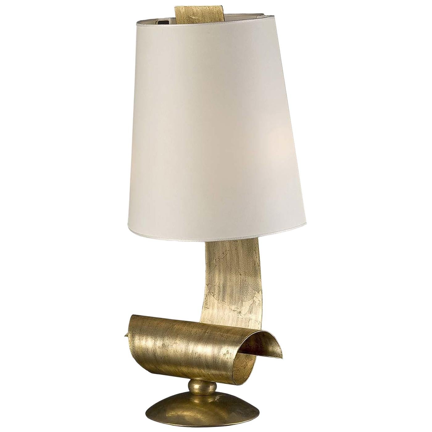 Riccioli Lamiera Table Lamp For Sale