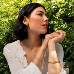 Rice Nomad Bracelet In 18ct Gold Vermeil