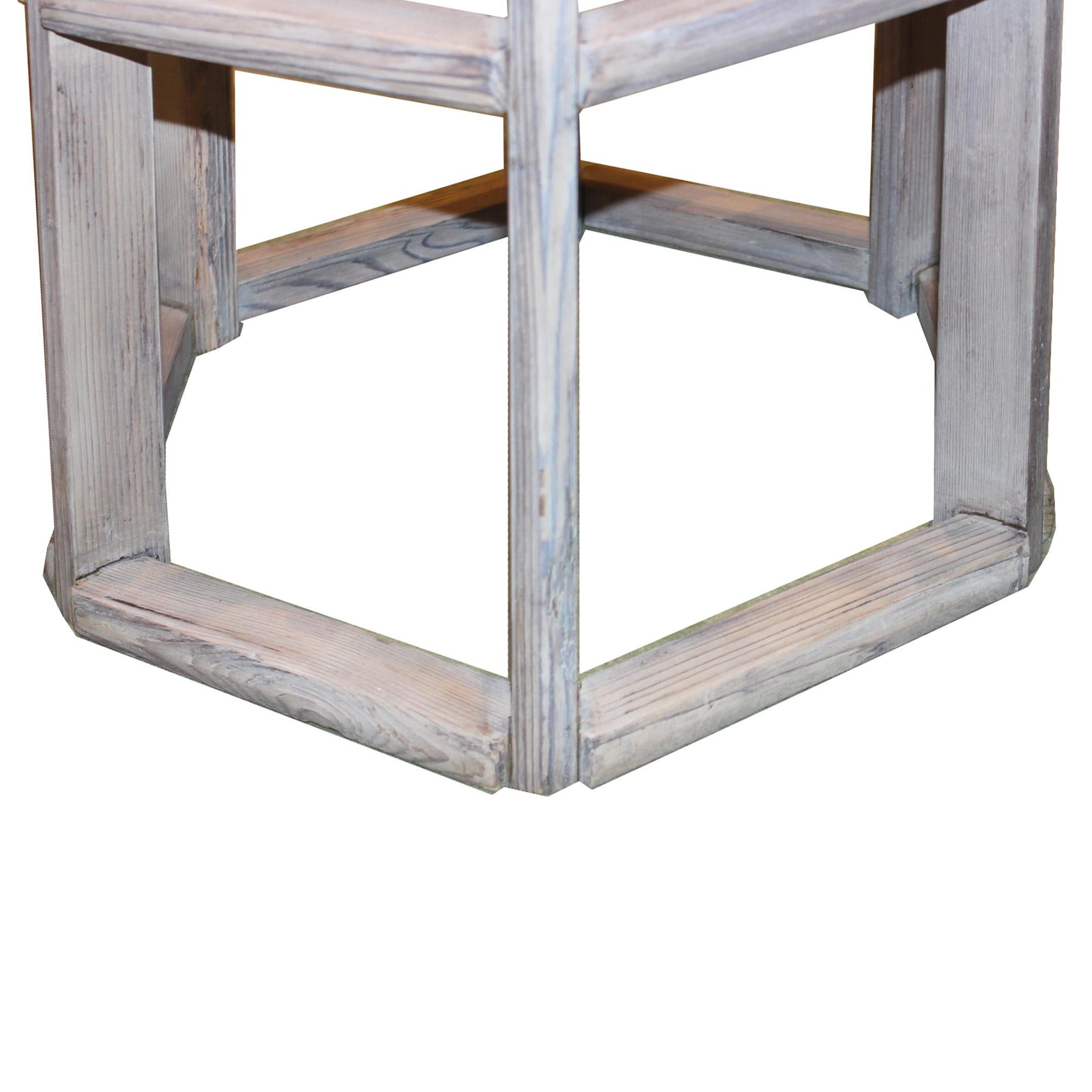 Wood Rice Seeder Side Tables