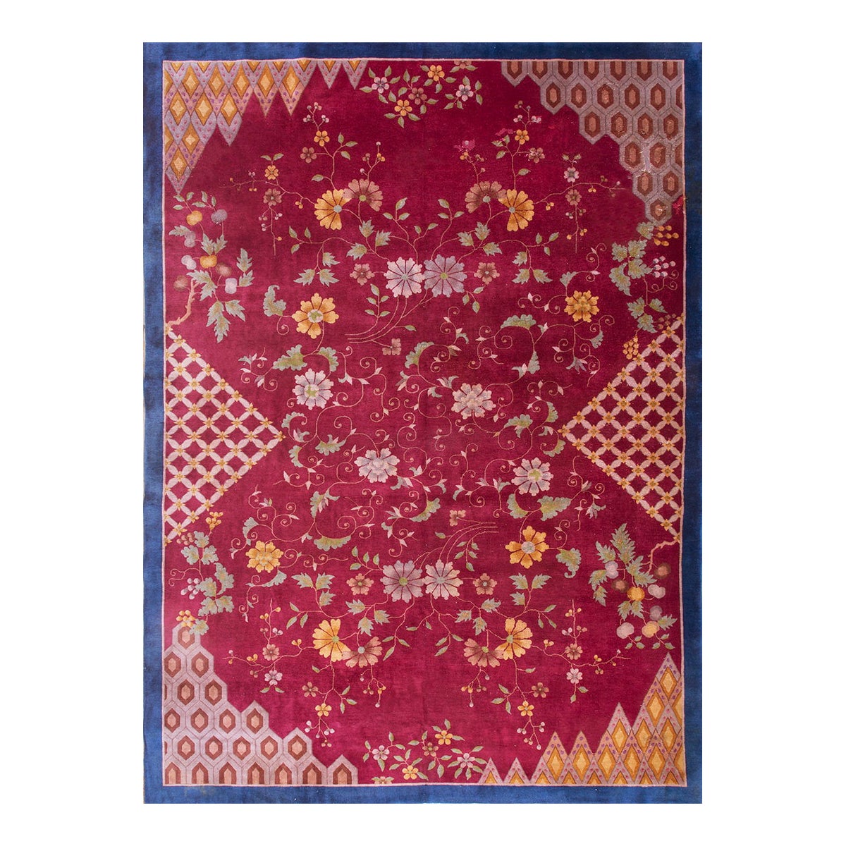 Tappeto Art Deco cinese degli anni
20, 10
x 13
6"