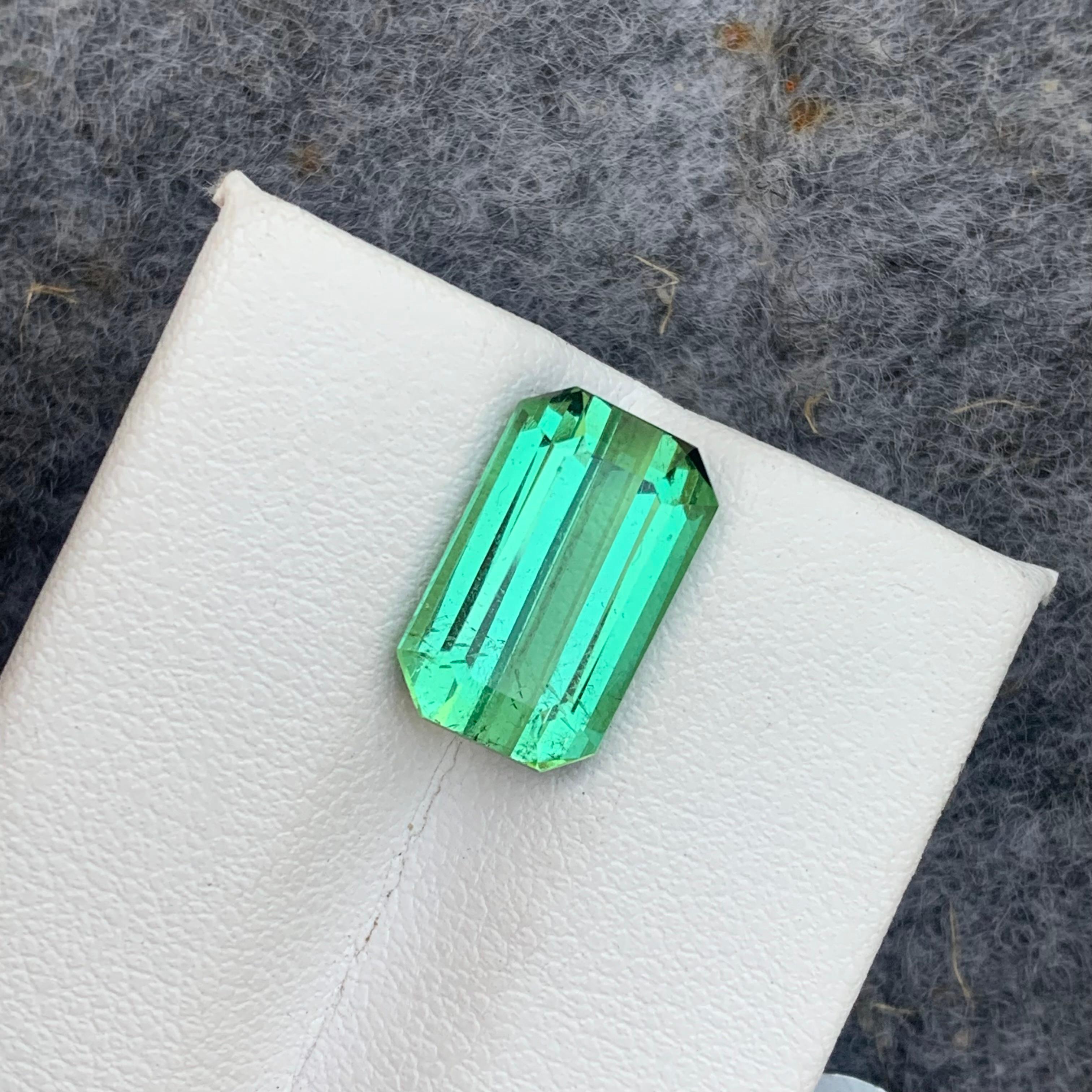 mint green crystals