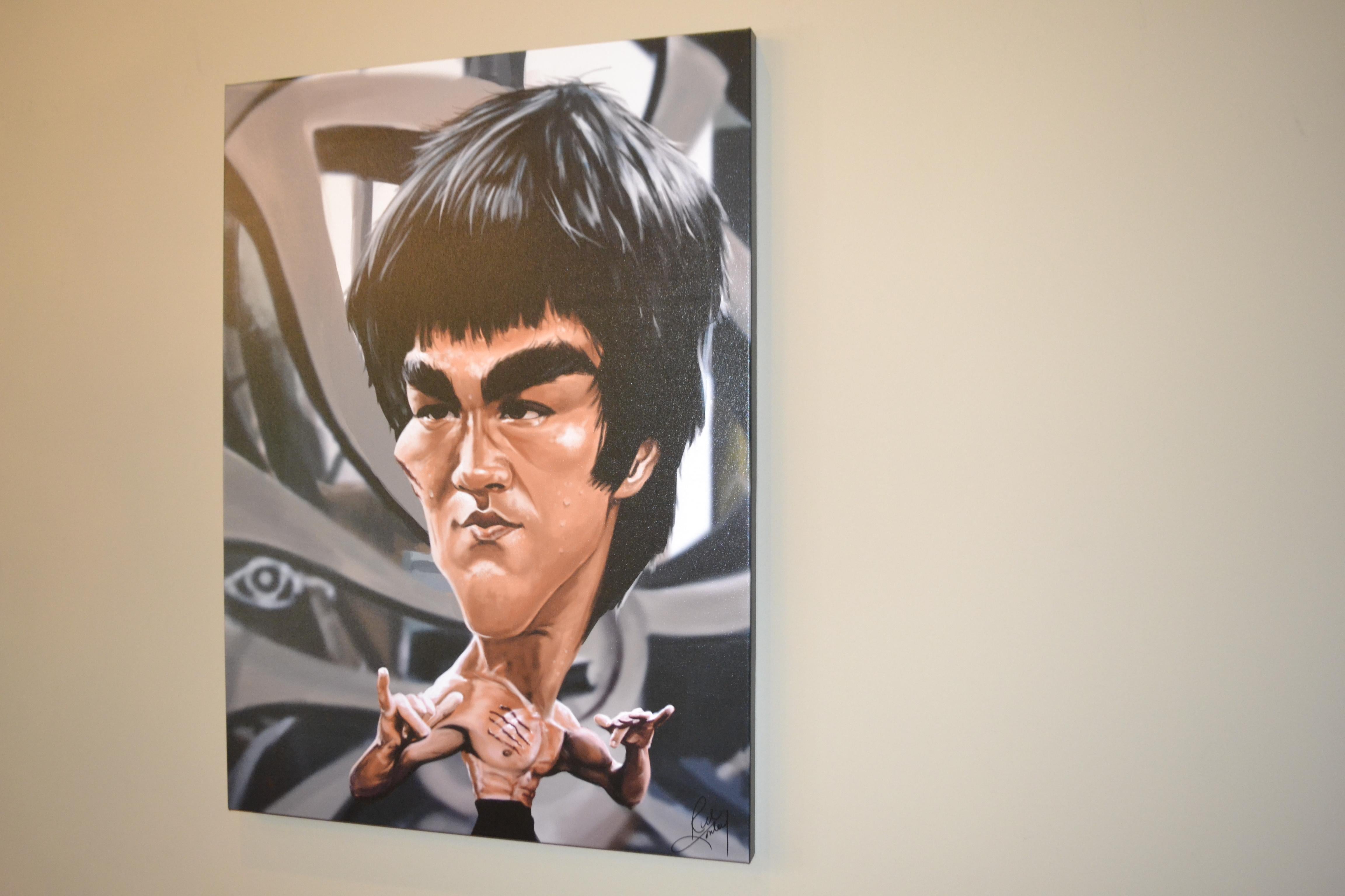Bruce Lee #6/20 - Contemporary Print by Rich Conley