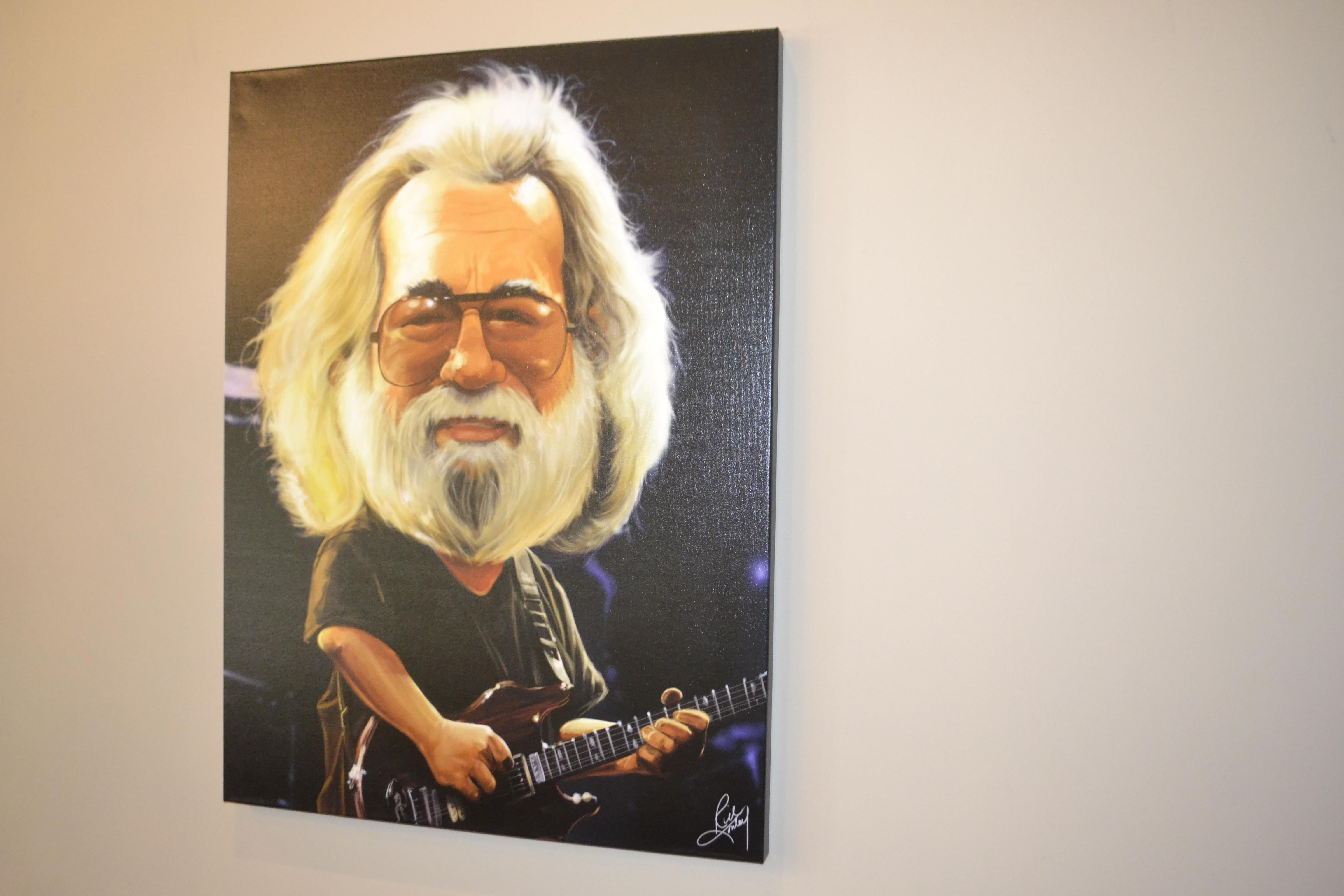 Jerry Garcia Giclee #10/20 - Print by Rich Conley