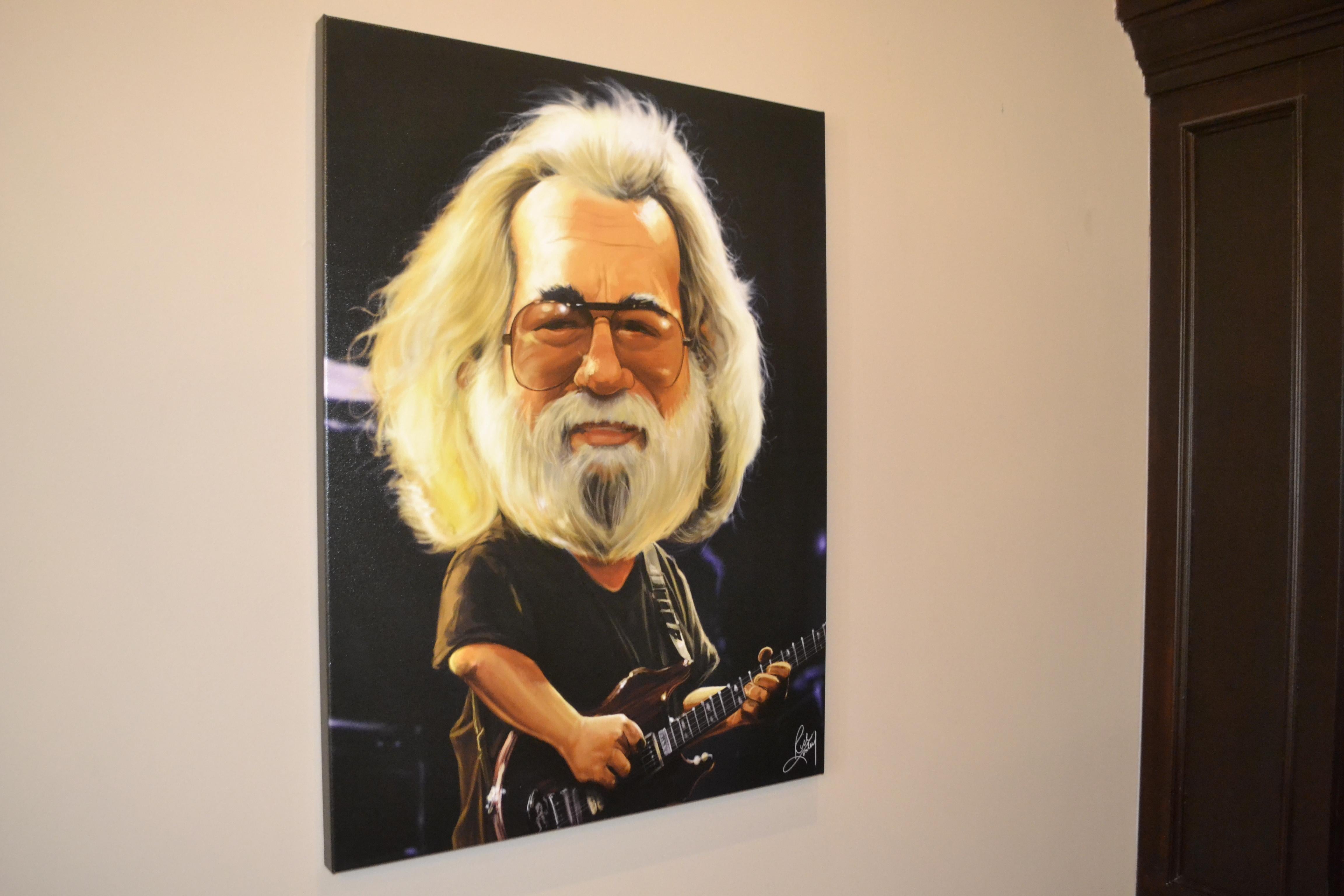 Jerry Garcia Giclee #10/20 - Contemporary Print by Rich Conley