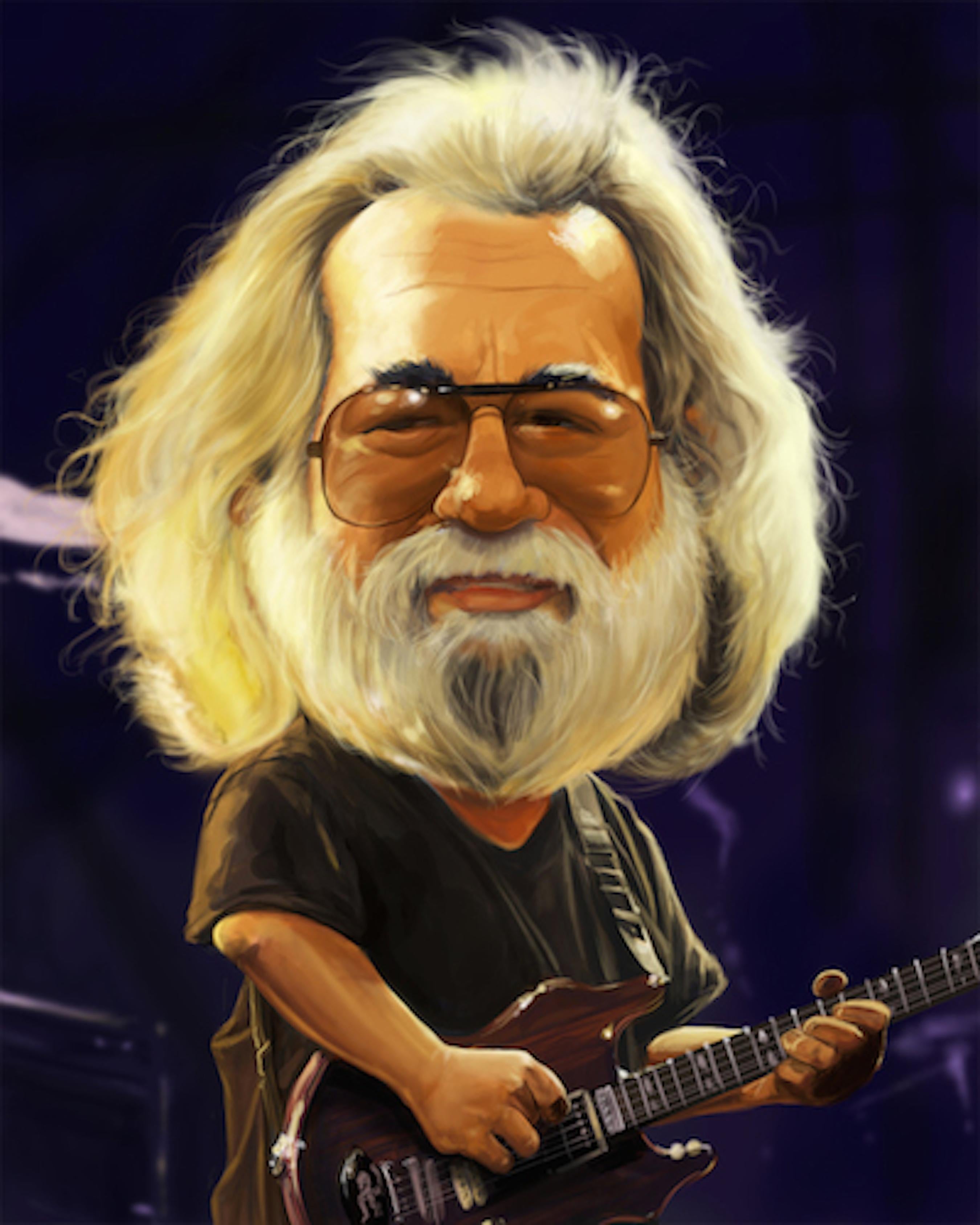 Rich Conley Interior Print - Jerry Garcia Giclee #10/20