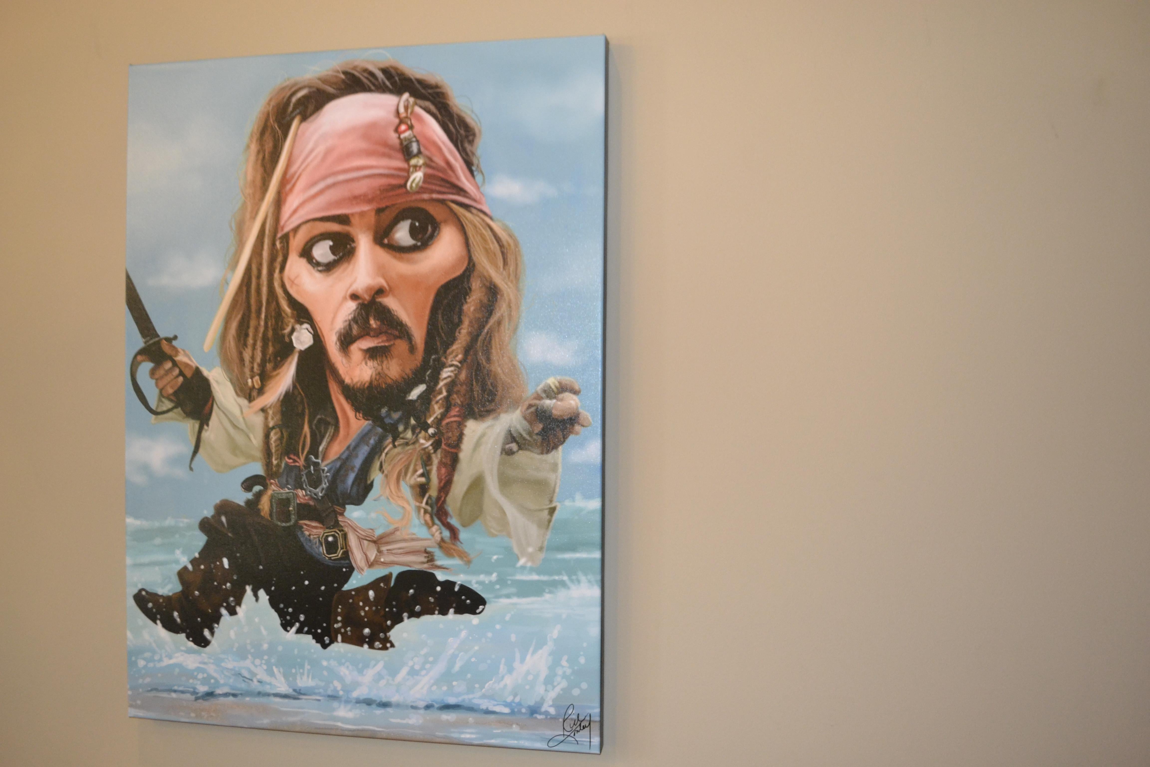 johnny depp paintings for sale