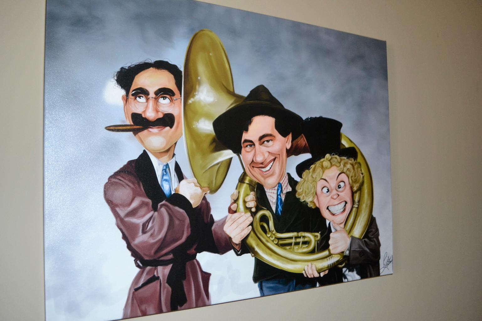 The Marx Brothers® Licensed Artwork - Print by Rich Conley
