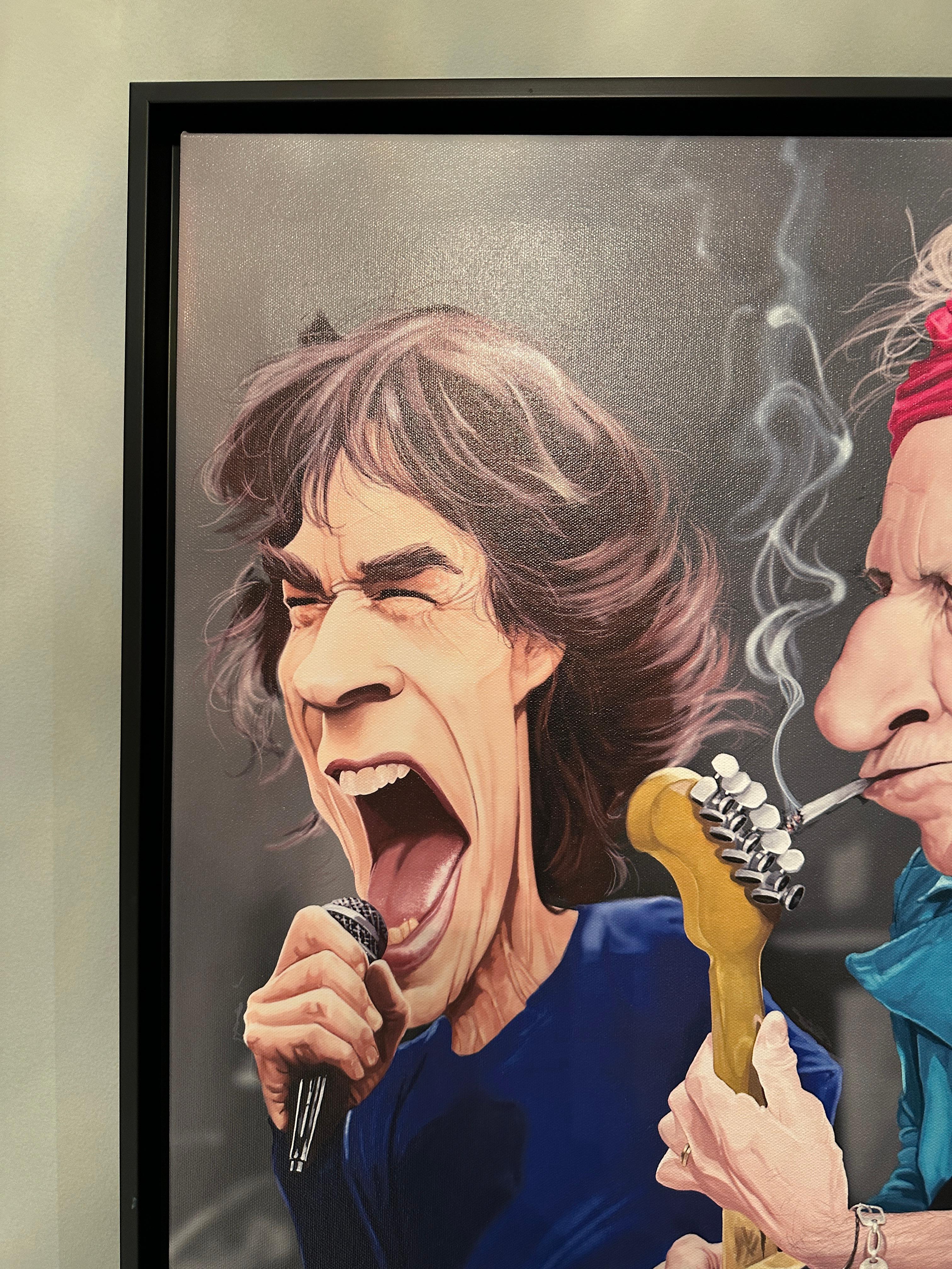Rolling Stones Licensed Artwork on Canvas 6
