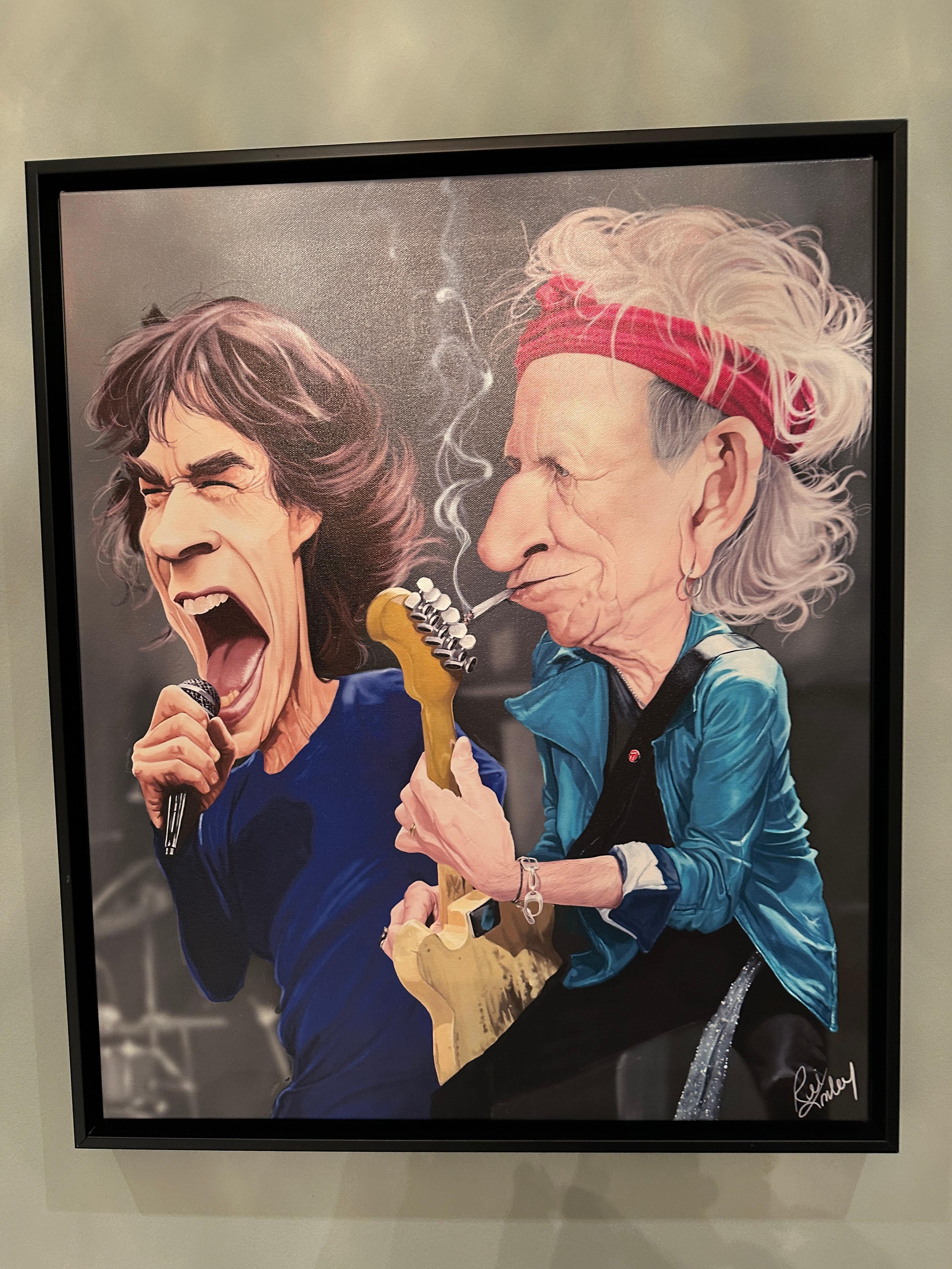 Rolling Stones Licensed Artwork on Canvas 7
