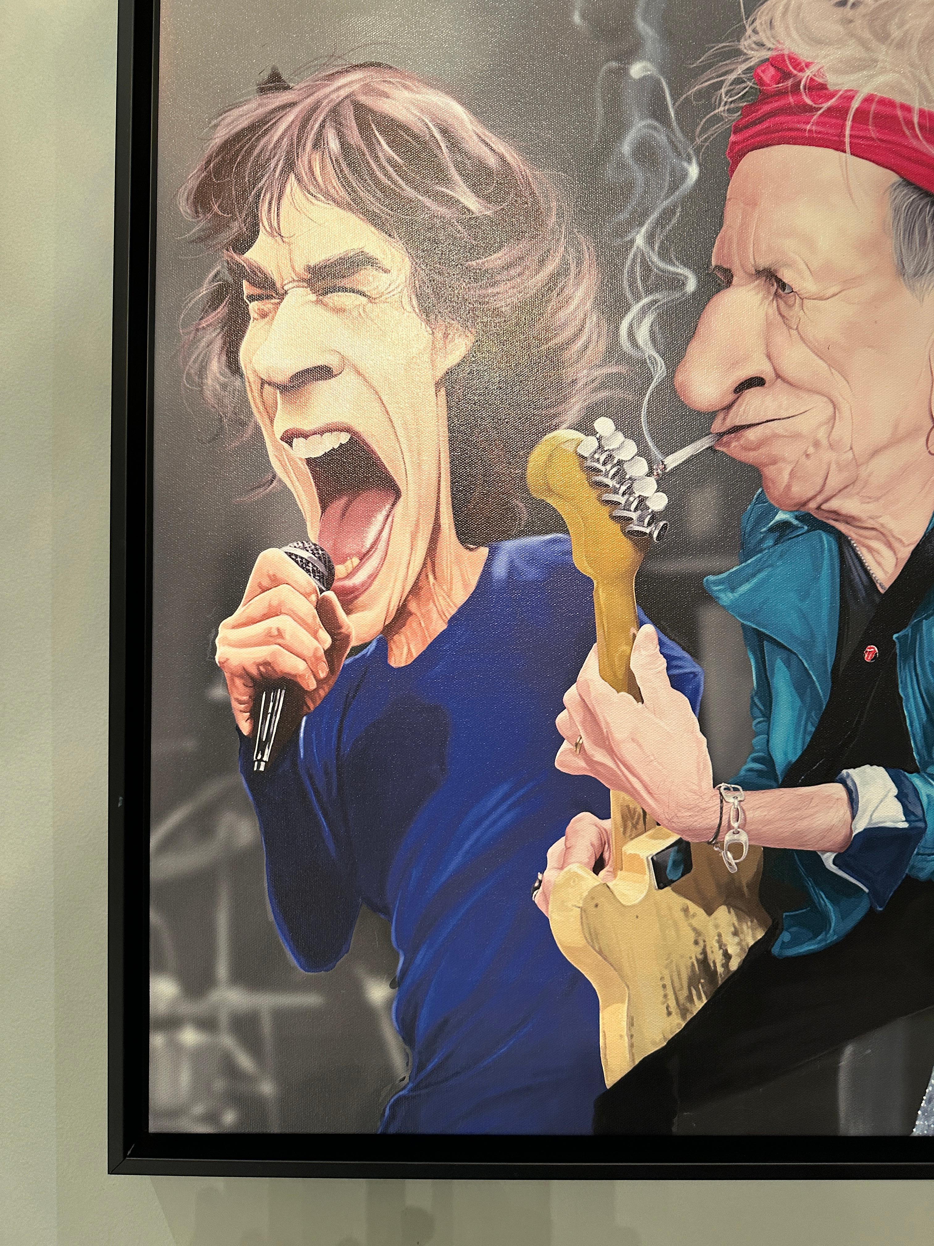 Rolling Stones Licensed Artwork on Canvas 3