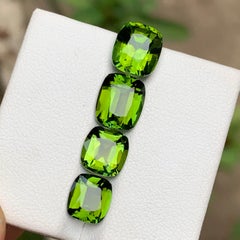 Rich Deep Green Olive Green Undertone Natural Tourmaline Gemstones Lot 8.55 Ct