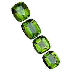 Rich Deep Green Olive Green Undertone Natural Tourmaline Gemstones Lot 8.55 Ct