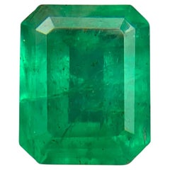 Rich Green Emerald Natural Loose Gemstone 1.84 Ct Emerald Cut-for Ring Jewelry