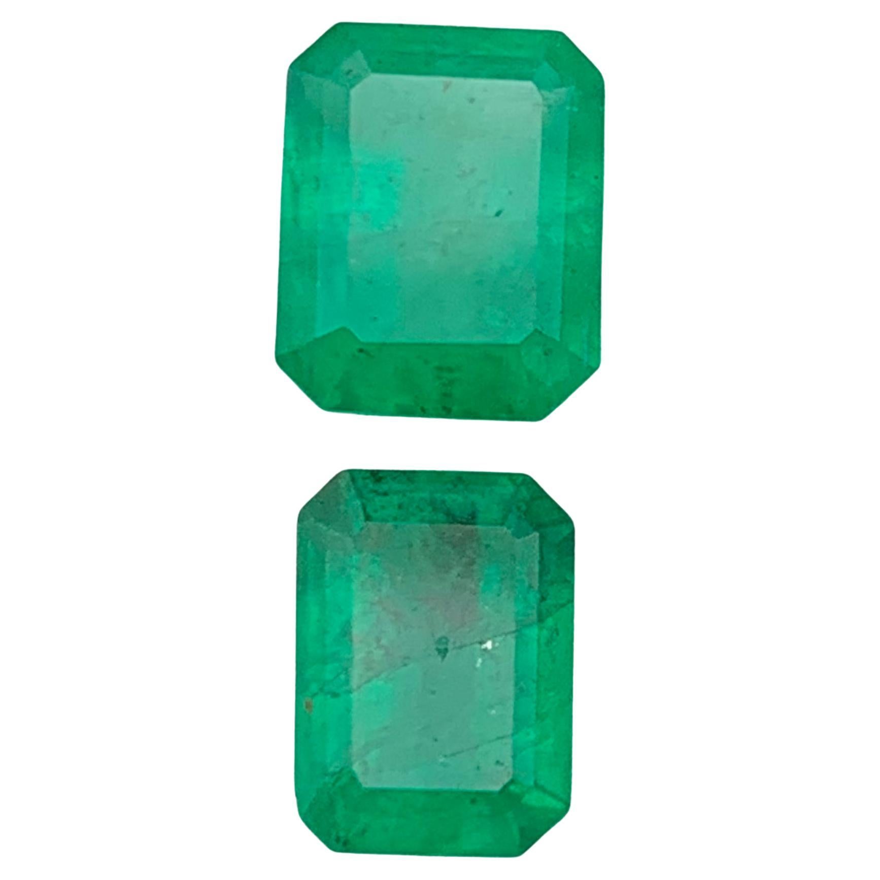 Rich Green Emerald Natural Loose Gemstones 3.28 Ct Emerald Cut-for Ring Jewelry