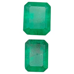 Rich Green Emerald Natural Loose Gemstones 3.28 Ct Emerald Cut-for Ring Jewelry