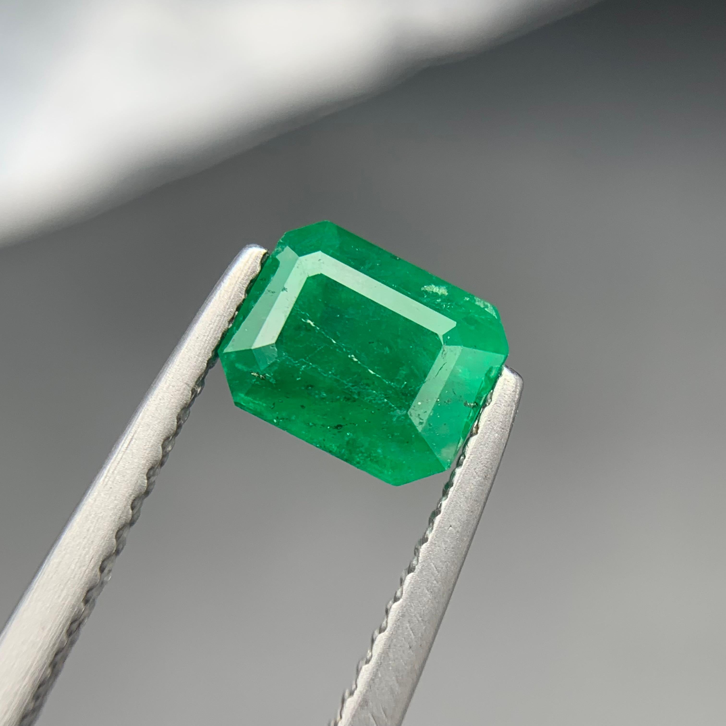 Rich Green Natural Emerald Loose Gemstone for Ring or any other Jewelry Setting-Octagon Emerald Cut!!

💎 GEMSTONE TYPE: Emerald
⚖️ WEIGHT: 1.20 Carats
🪚 SHAPE & CUT: Octagon Emerald Cut
📏 SIZE (MM): 6.90 x 5.78 x 4.51
🌈 COLOR: Rich Green
🔎