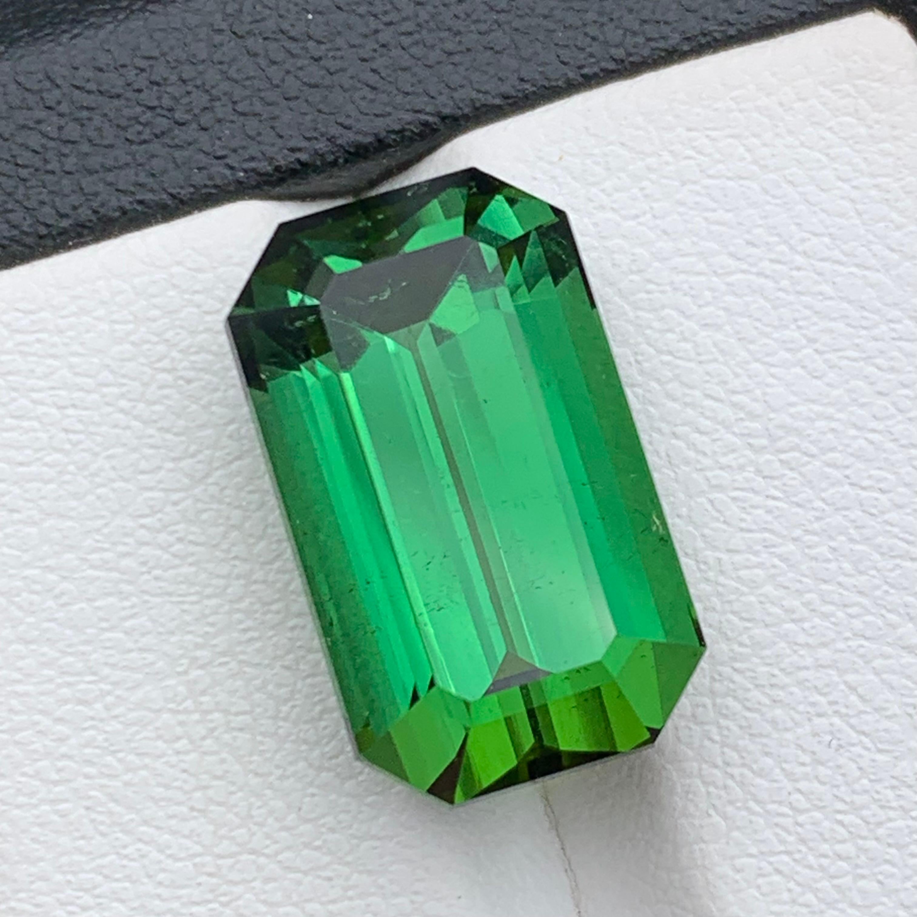 Rich Green Natural Tourmaline Necklace Pendant Loose Gemstone 17.45 Ct-Jewelry For Sale 5